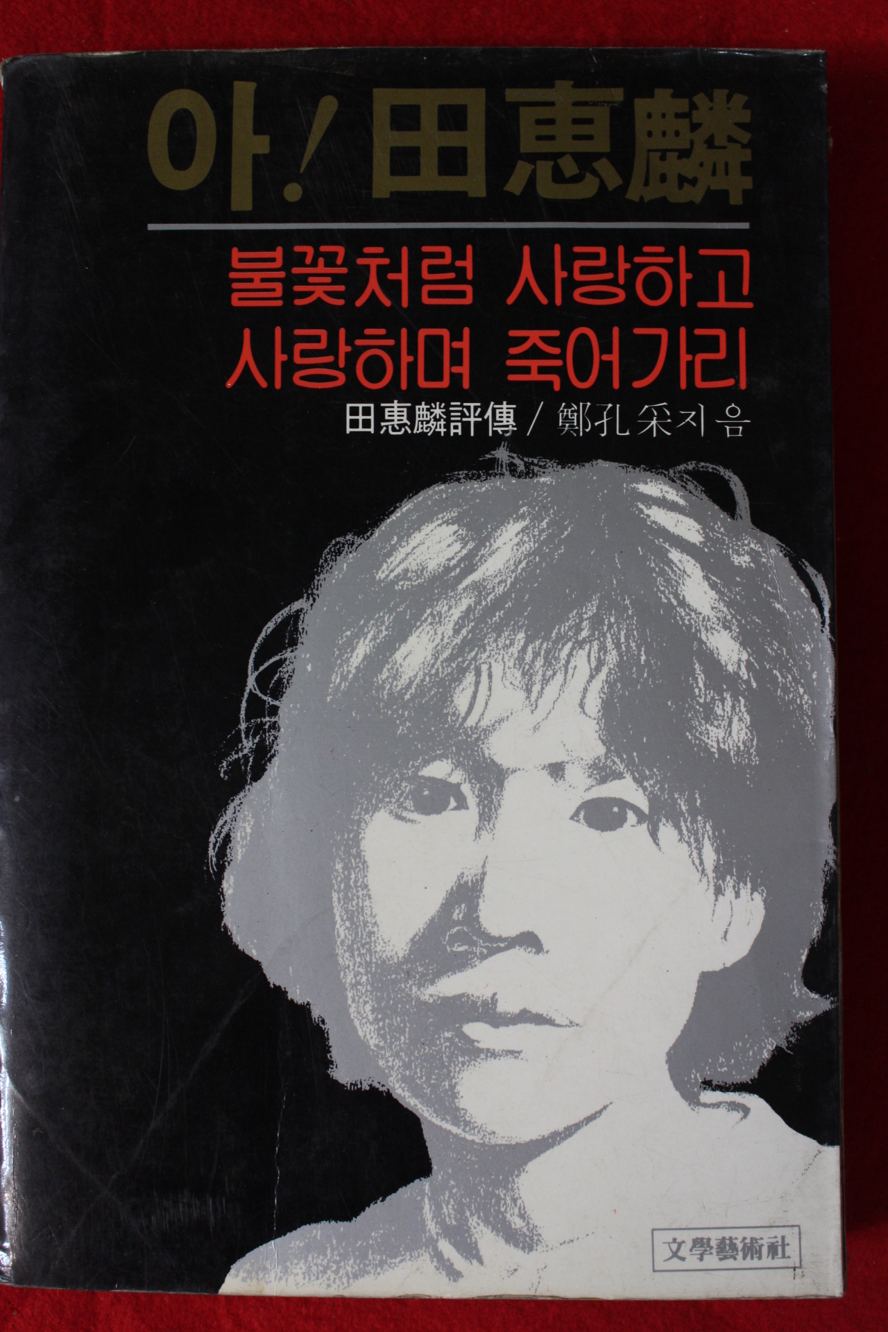1982년초판 전혜린(田惠麟) 불꽃처럼 사랑하고 사랑하며 죽어가리