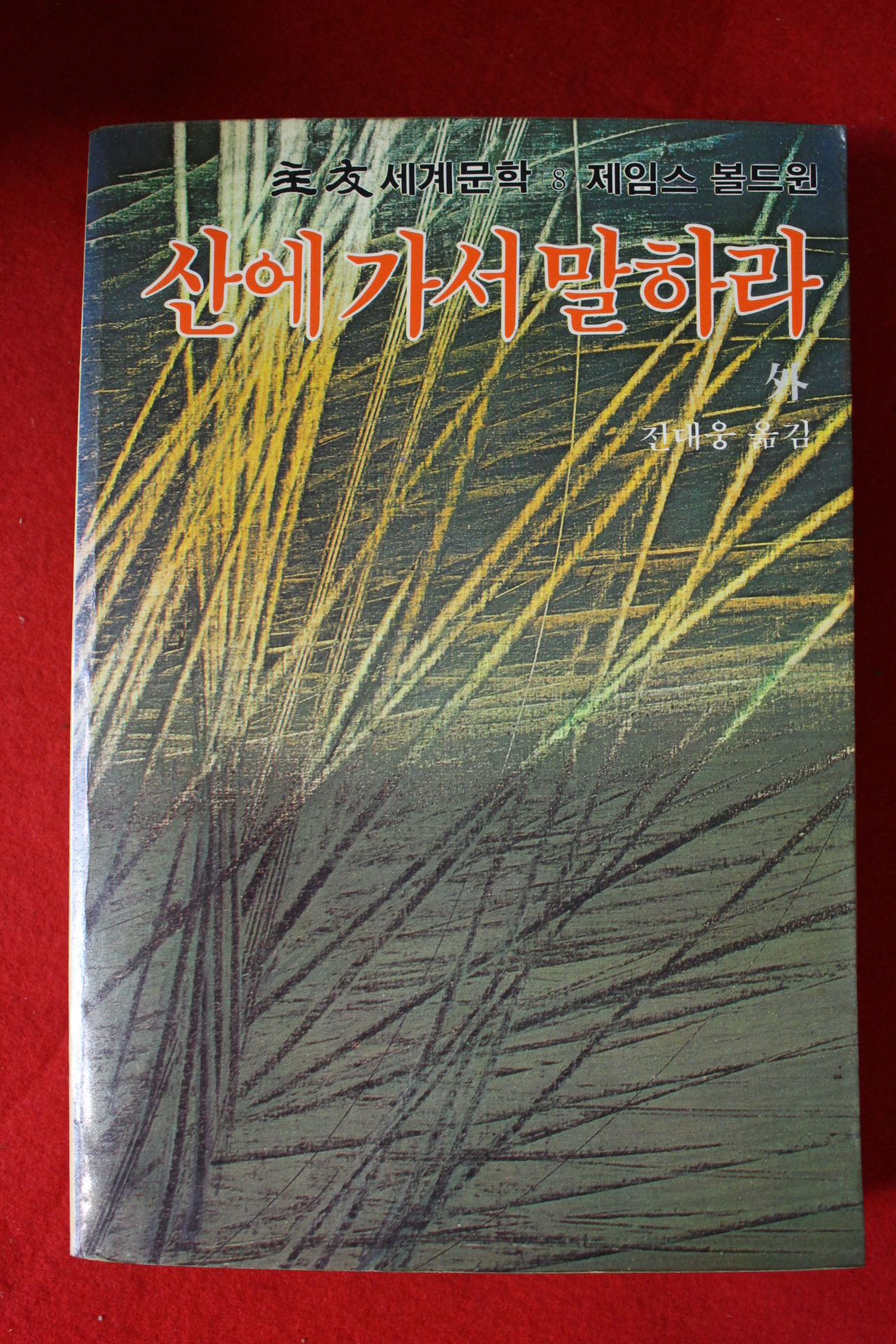 1982년초판 전대웅옮김 제임스 볼드원 산에가서 말하라