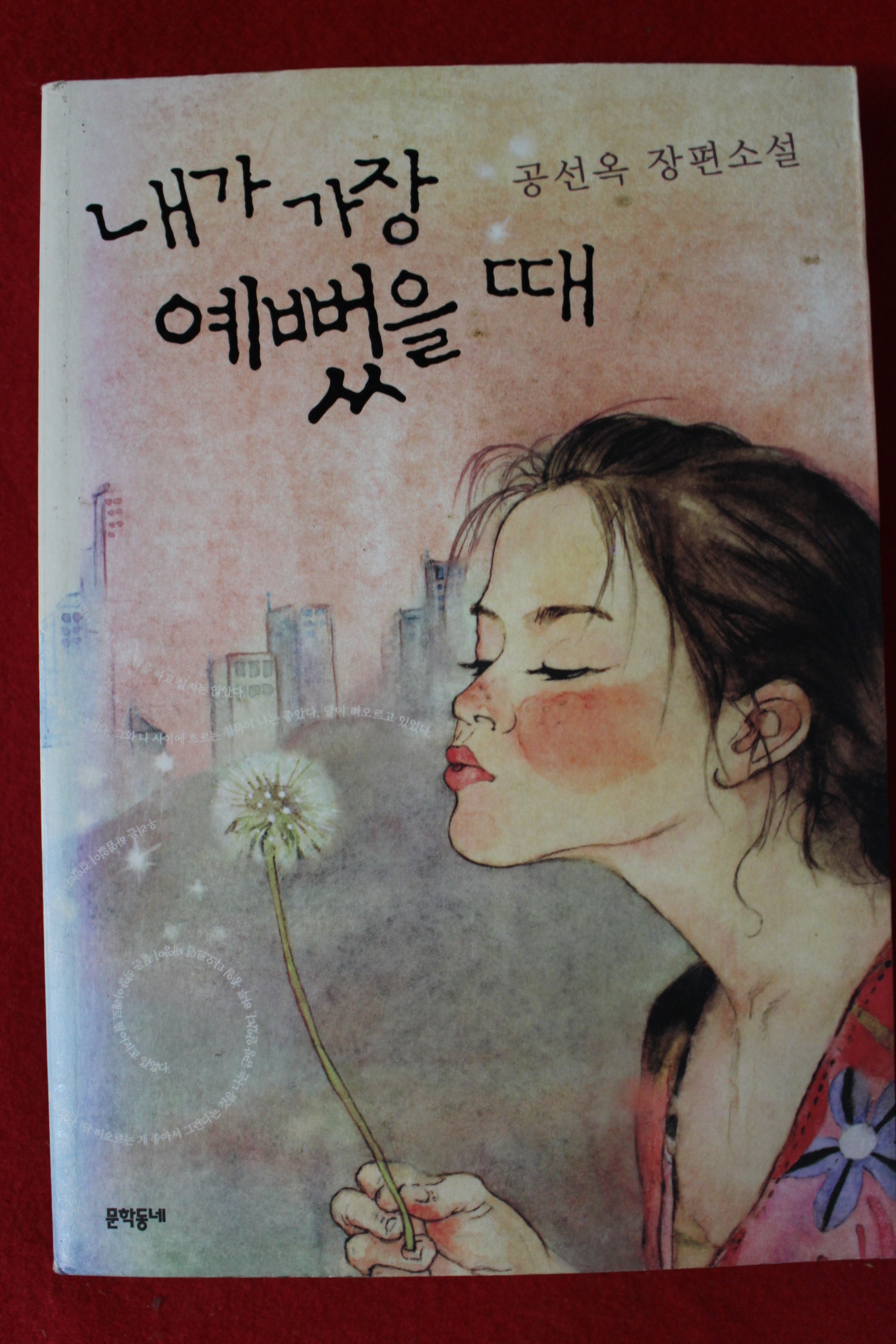 2009년초판 공선옥 장편소설 내가 가장 예뻣을 때