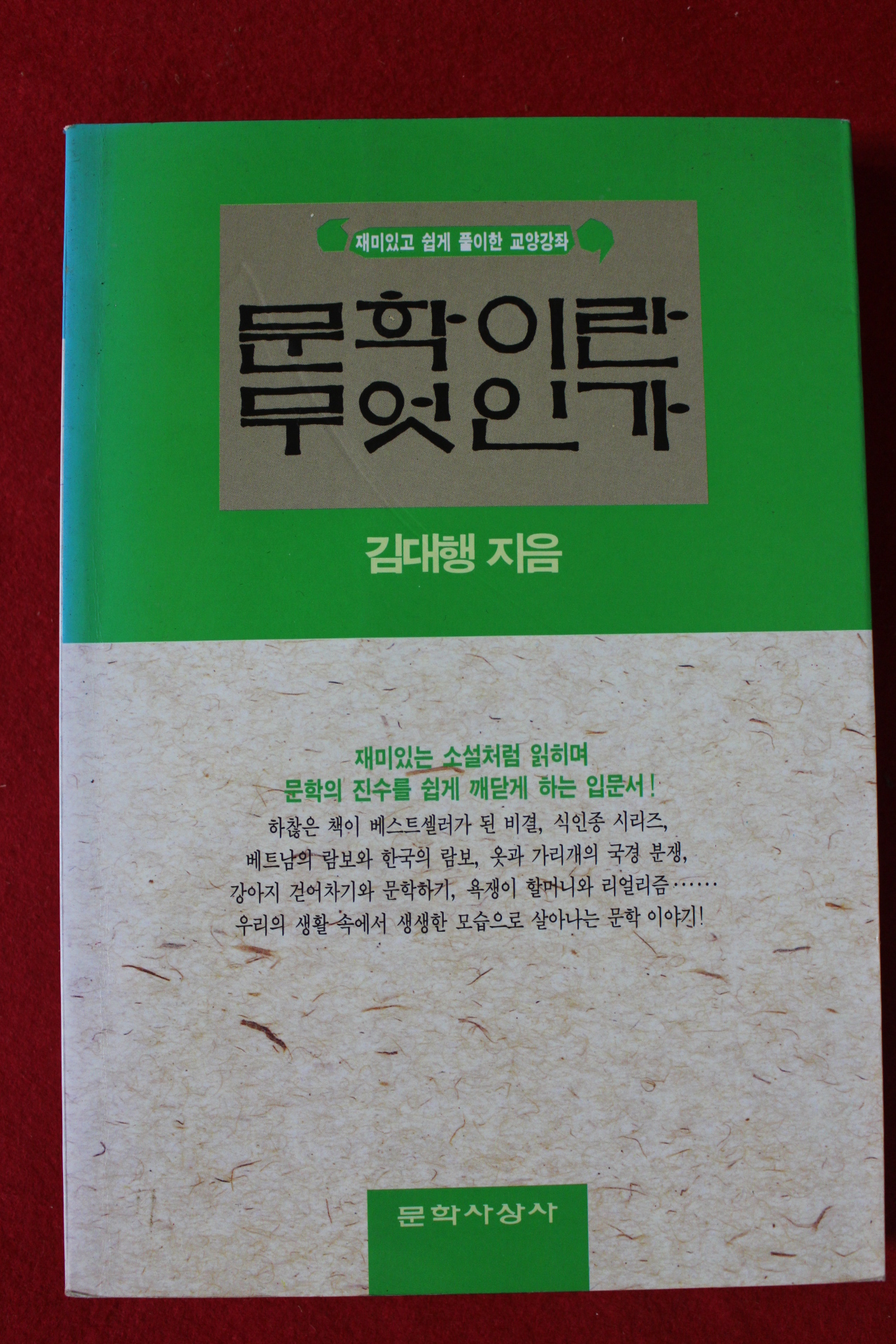 2008년 김대행 문학이란 무엇인가