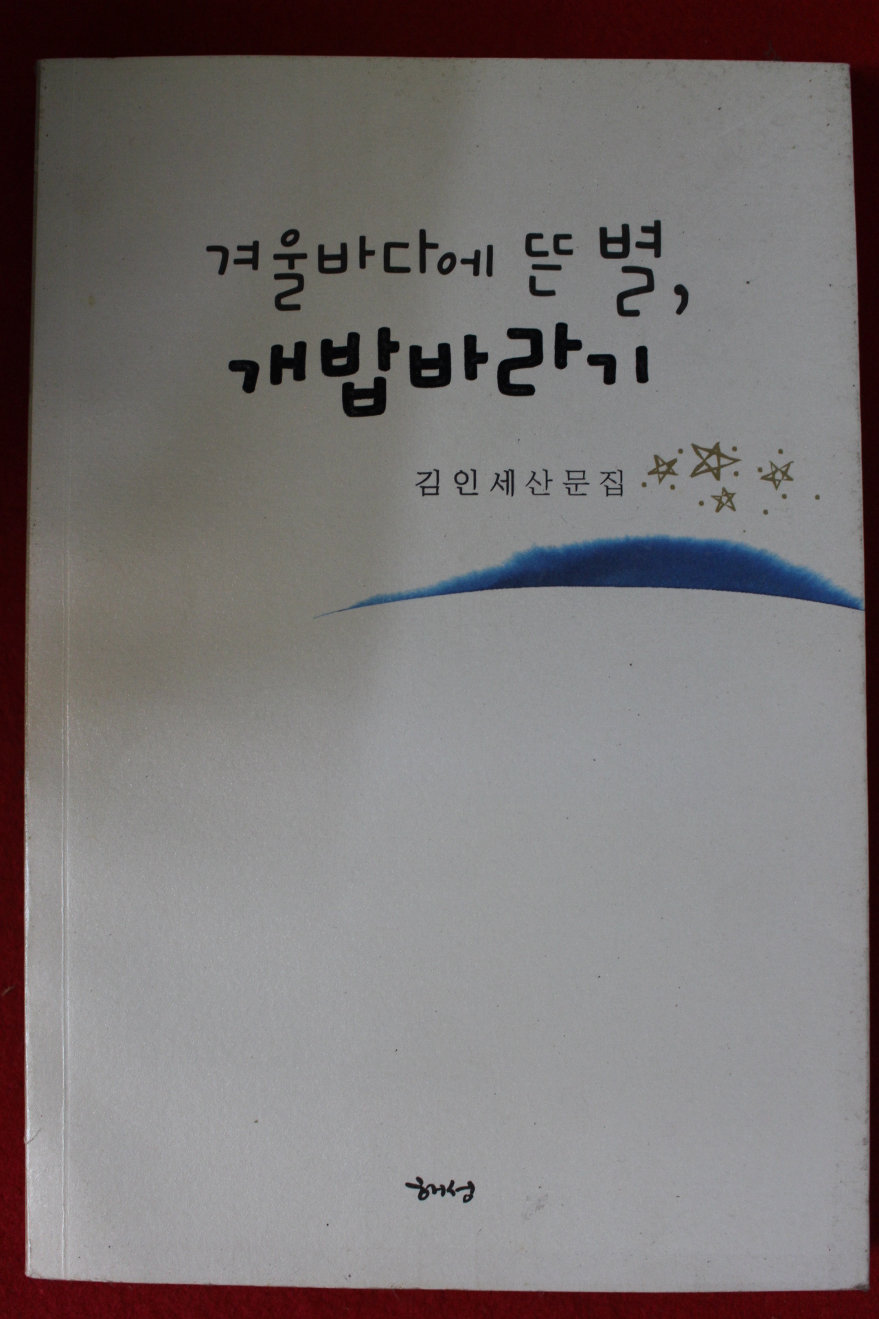 2006년초판 김인세 겨울바다에 뜬 별 개밥바라기