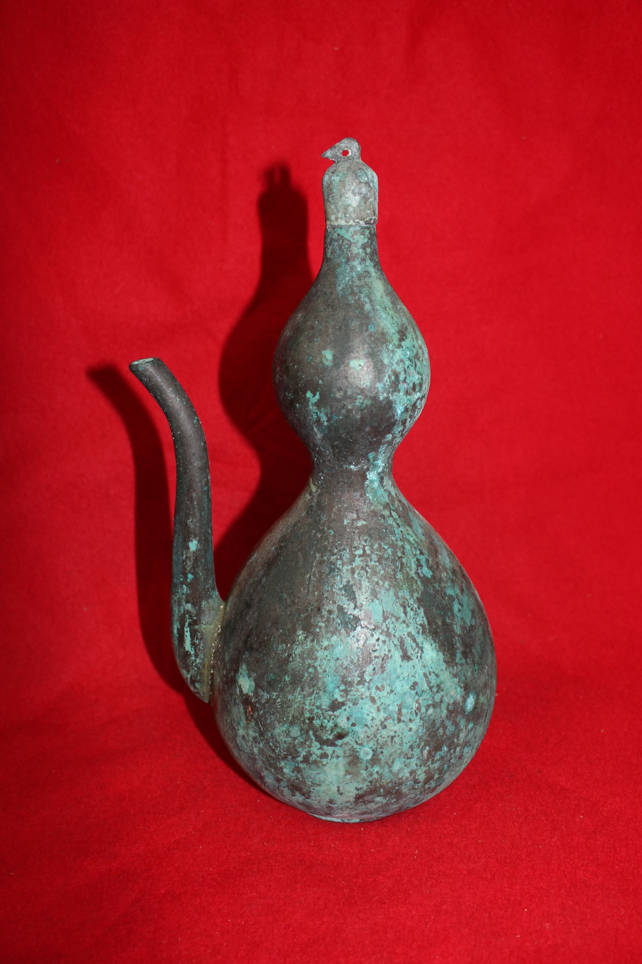 청동으로된 호리형 주자호