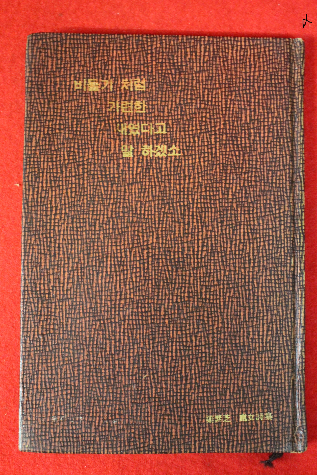 1972년초판 양달용시집 비둘기처럼 가련한 새였다고 말 하겠소