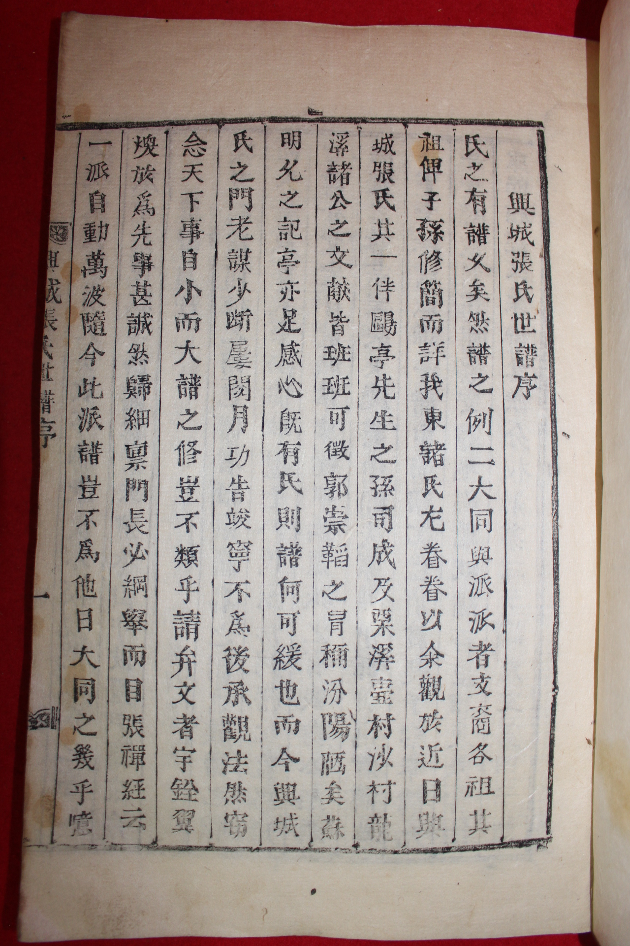 1914년 목활자본 흥성장씨세보(興城張氏世譜),부록 12책완질