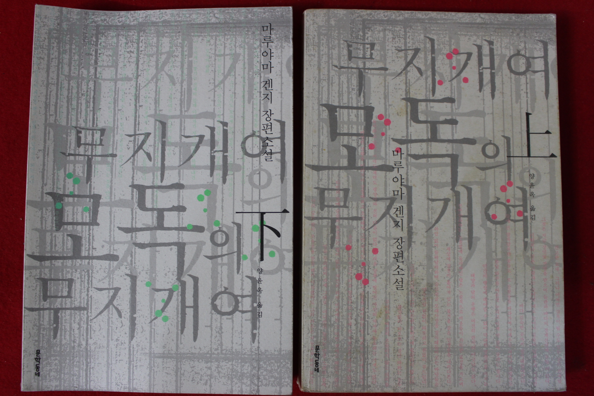 2004년 마루야마 겐지 장편소설 무지개여 모독의 무지개여 상하 2책완질