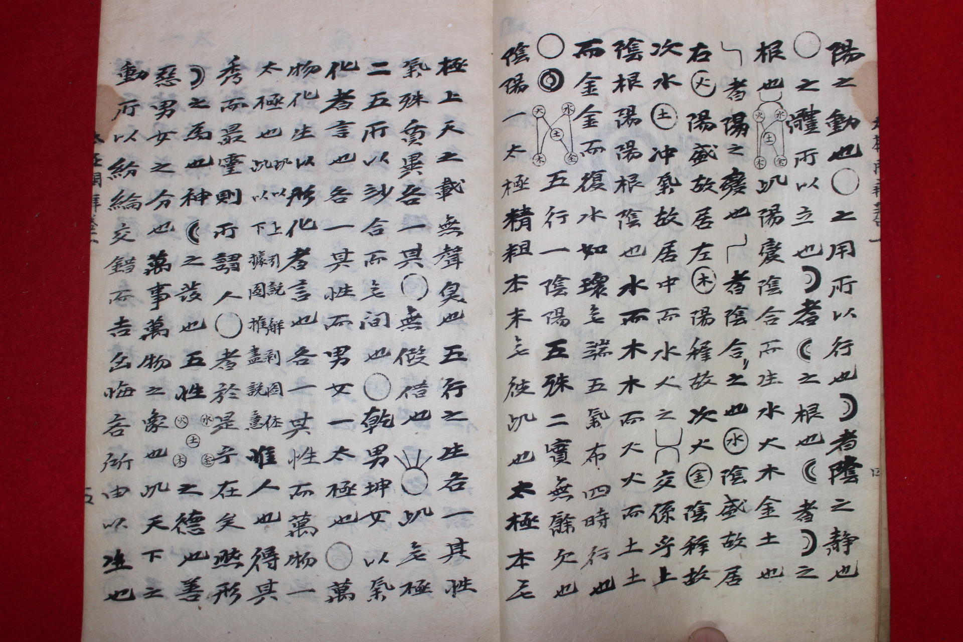 1667년 회연서원간행본을 필사한 정구(鄭逑)  태극문변(太極問辨) 1책완질