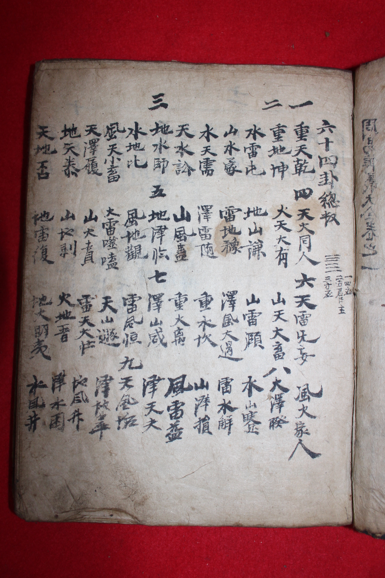 조선시대 고필사본 주역(周易)