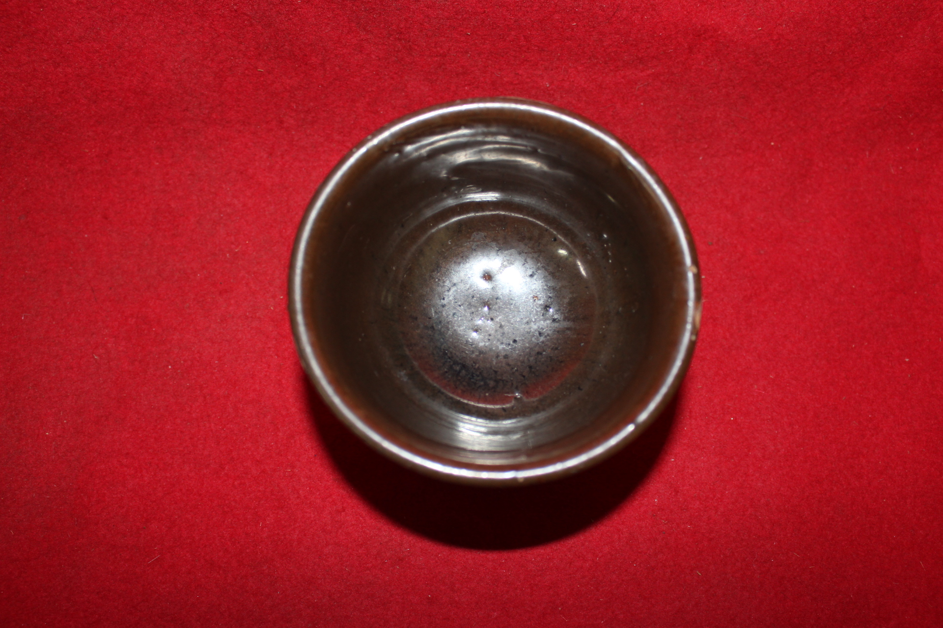 32-조선시대 흑유청자 굽다리잔