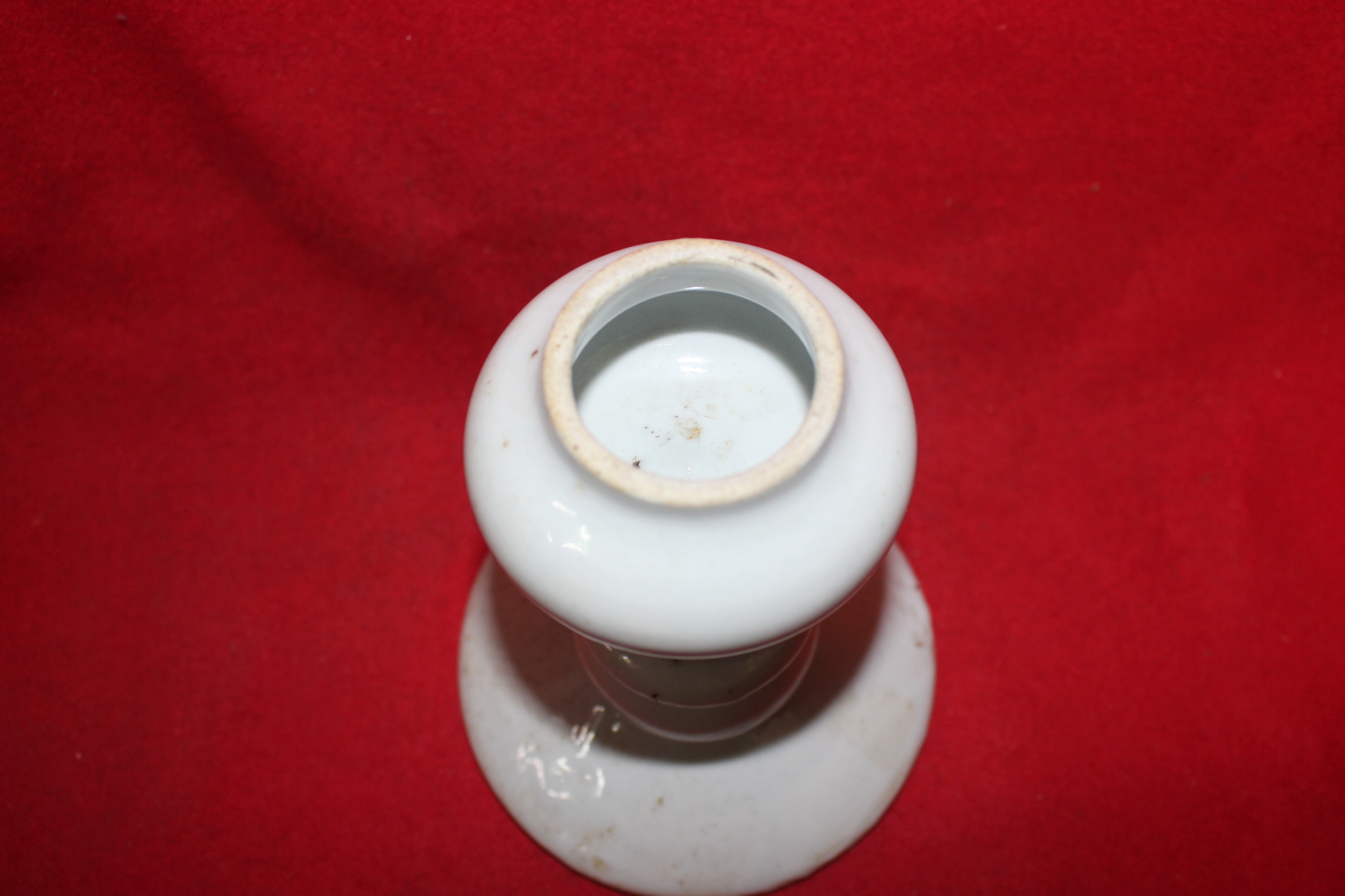 67-조선시대 희귀한 형태의 백자 굽다리 등잔