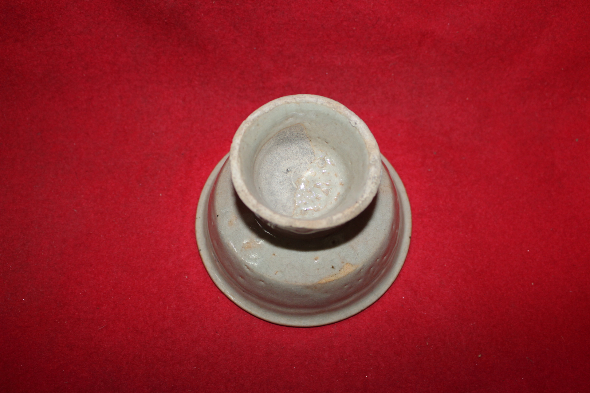 114-조선시대 백자 굽다리잔