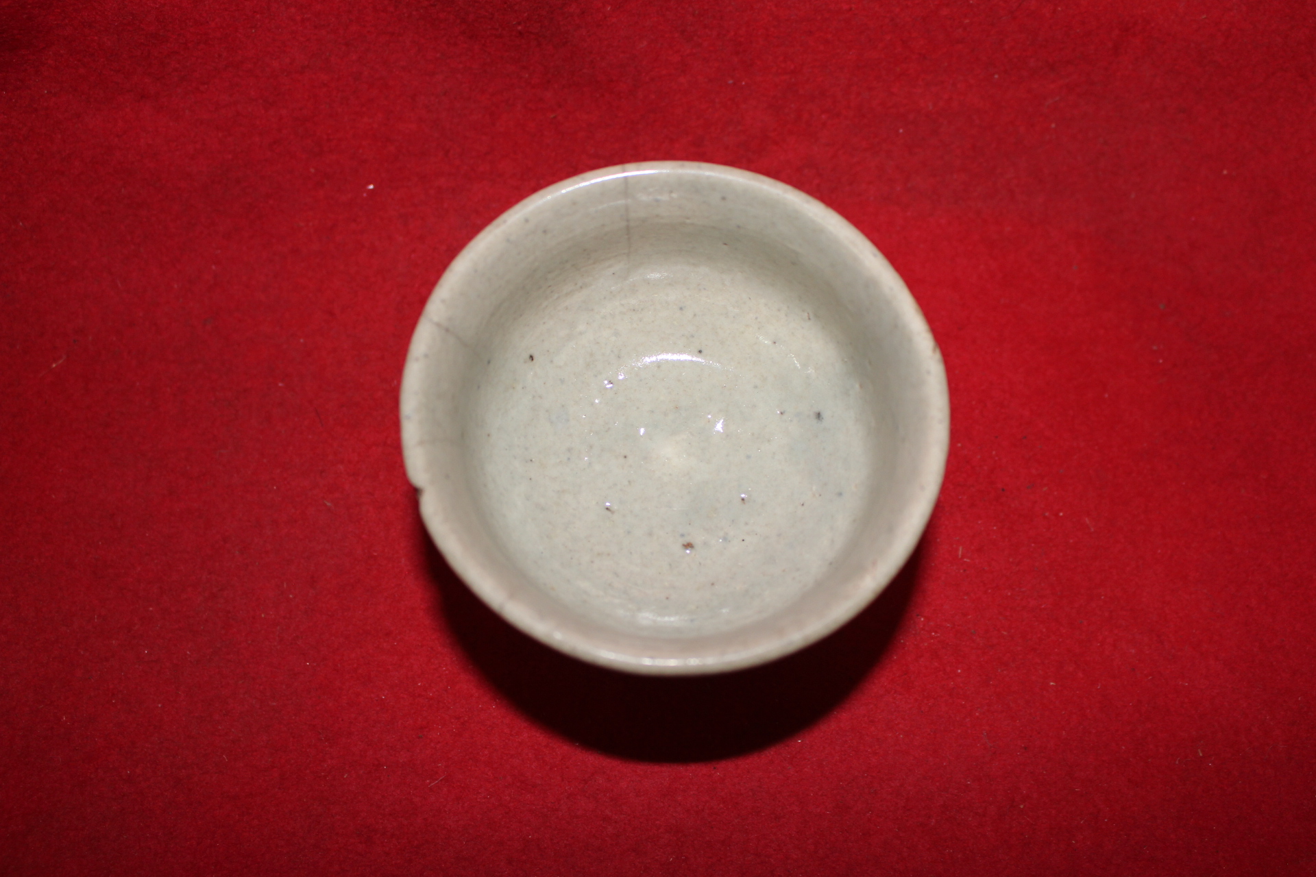 115-조선시대 백자 각진굽다리잔