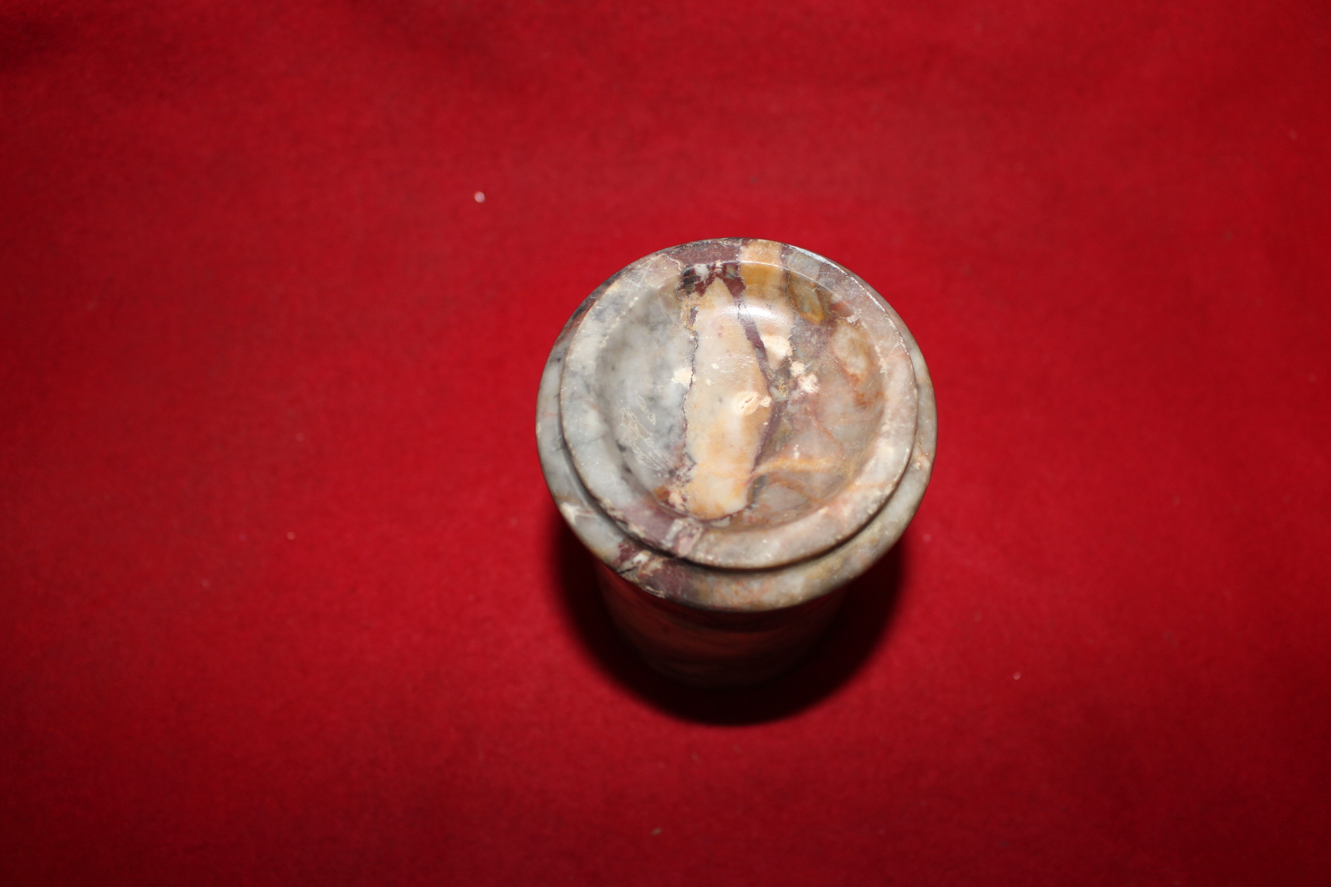 128-조선시대 연리무뉘옥돌 필통