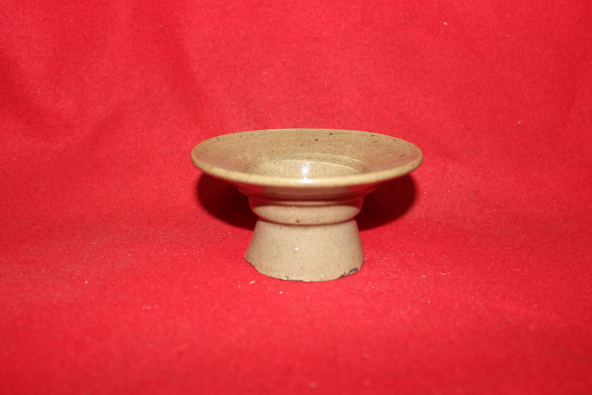 135-조선시대 백자 굽다리완