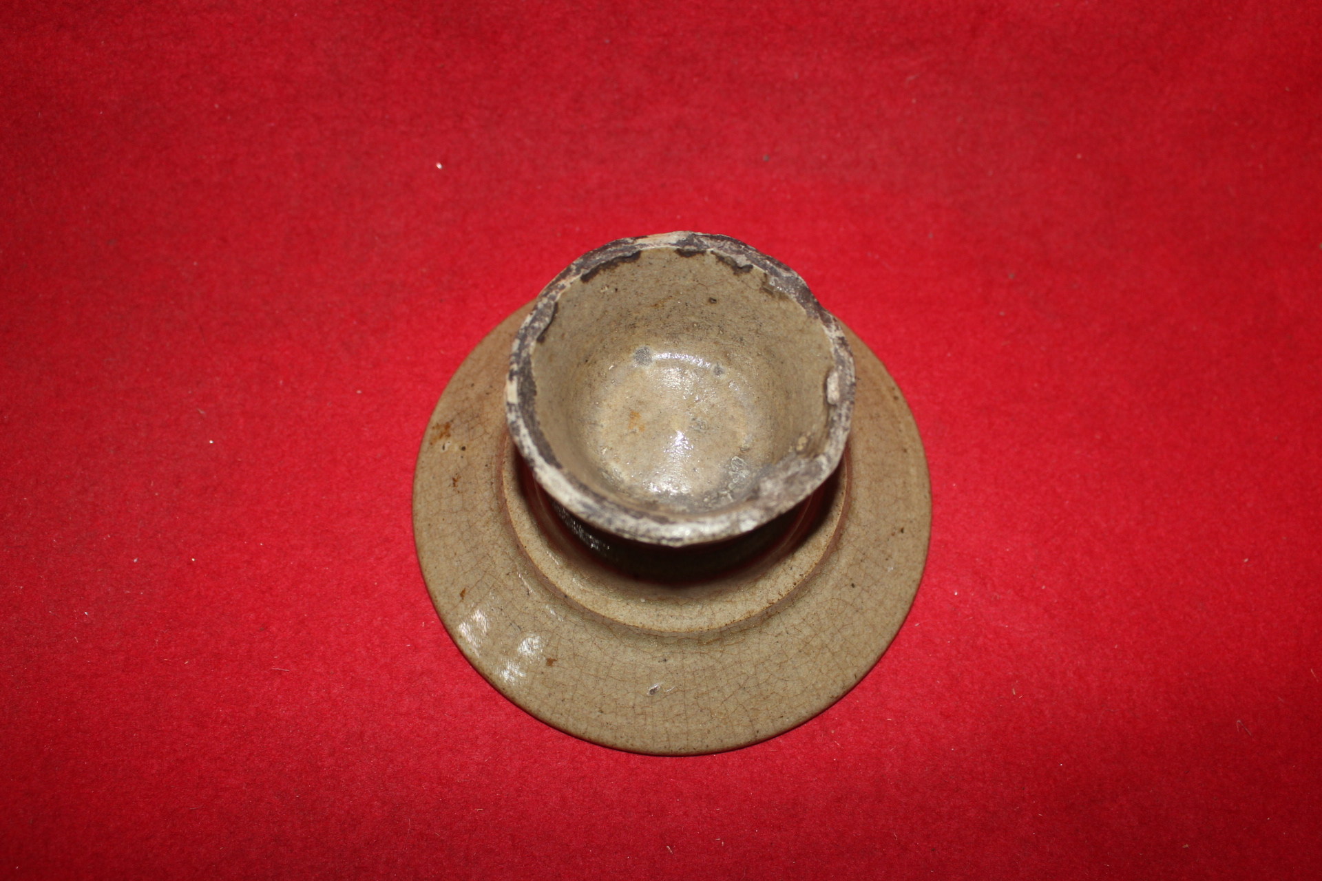 135-조선시대 백자 굽다리완