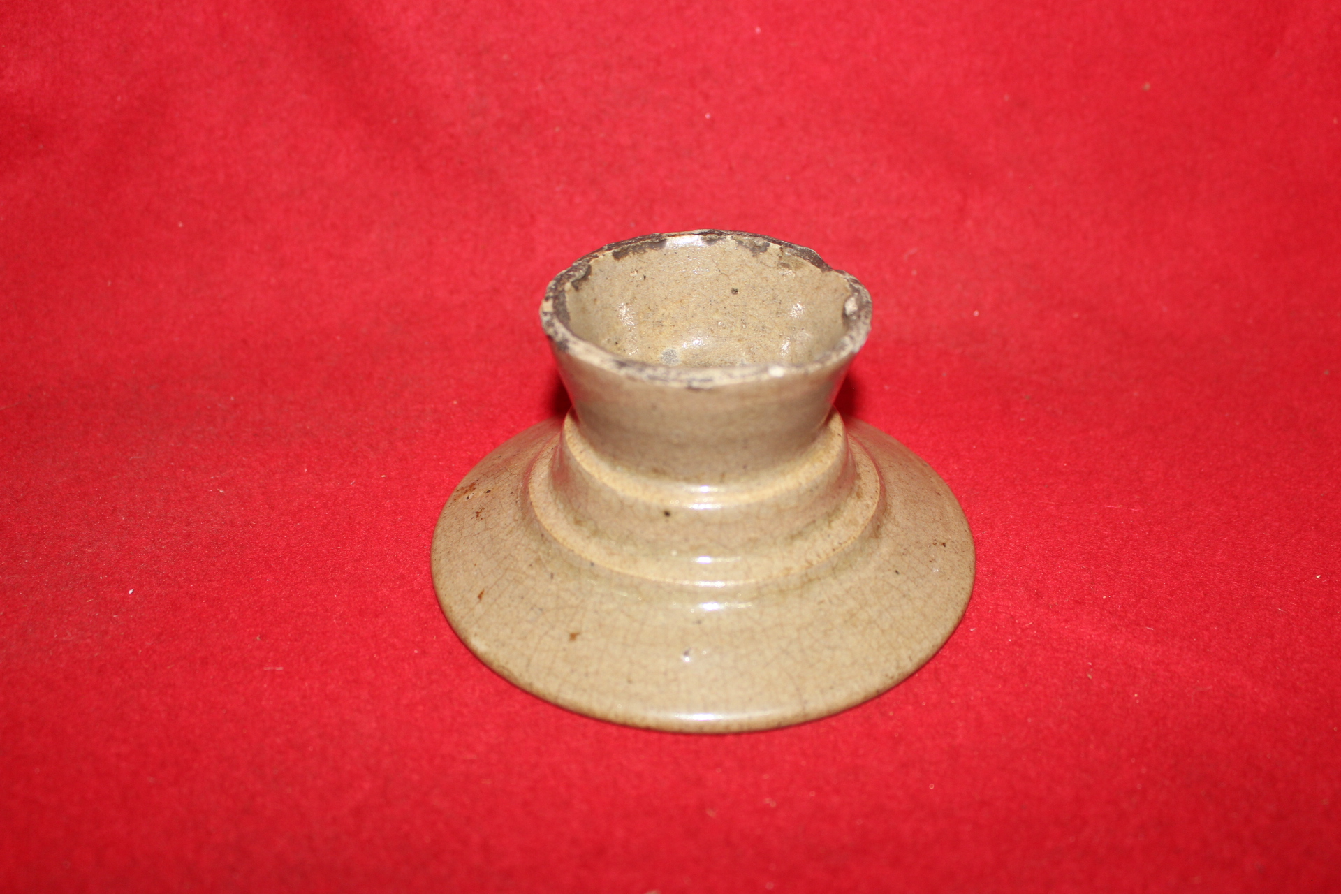 135-조선시대 백자 굽다리완