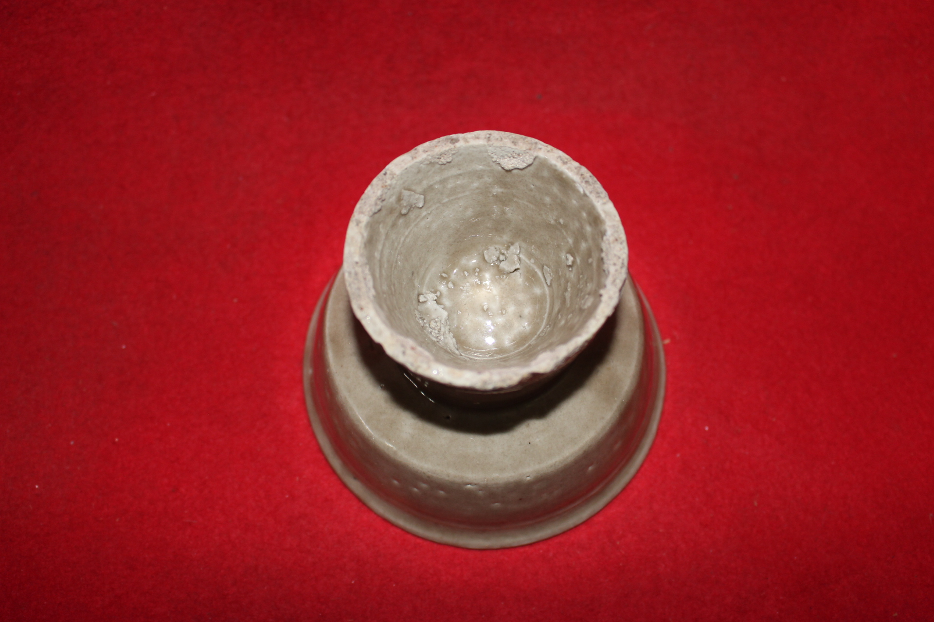 136-조선시대 백자 굽다리잔