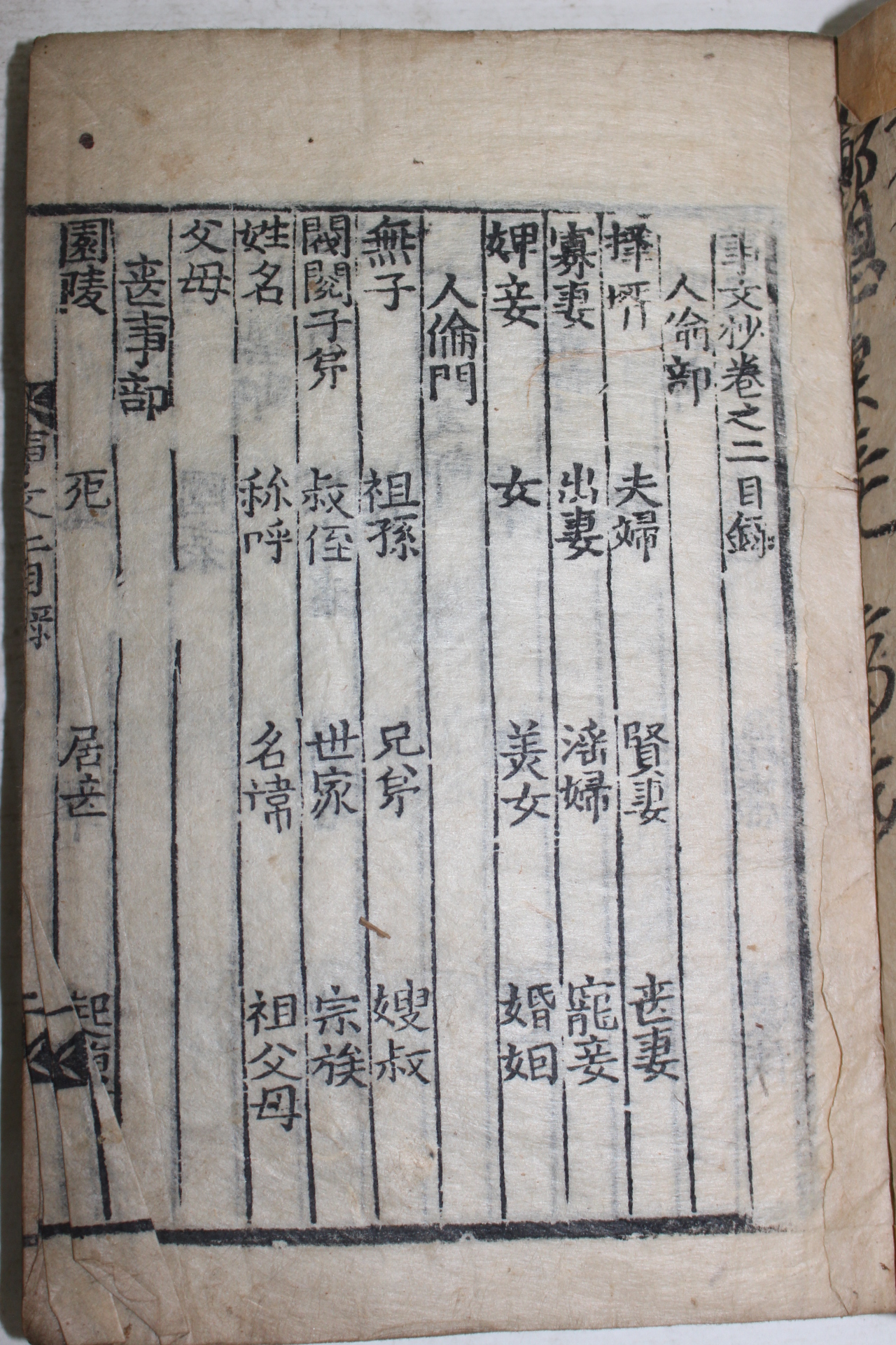 수진목판본 사문초(事文抄)권1~4  3책