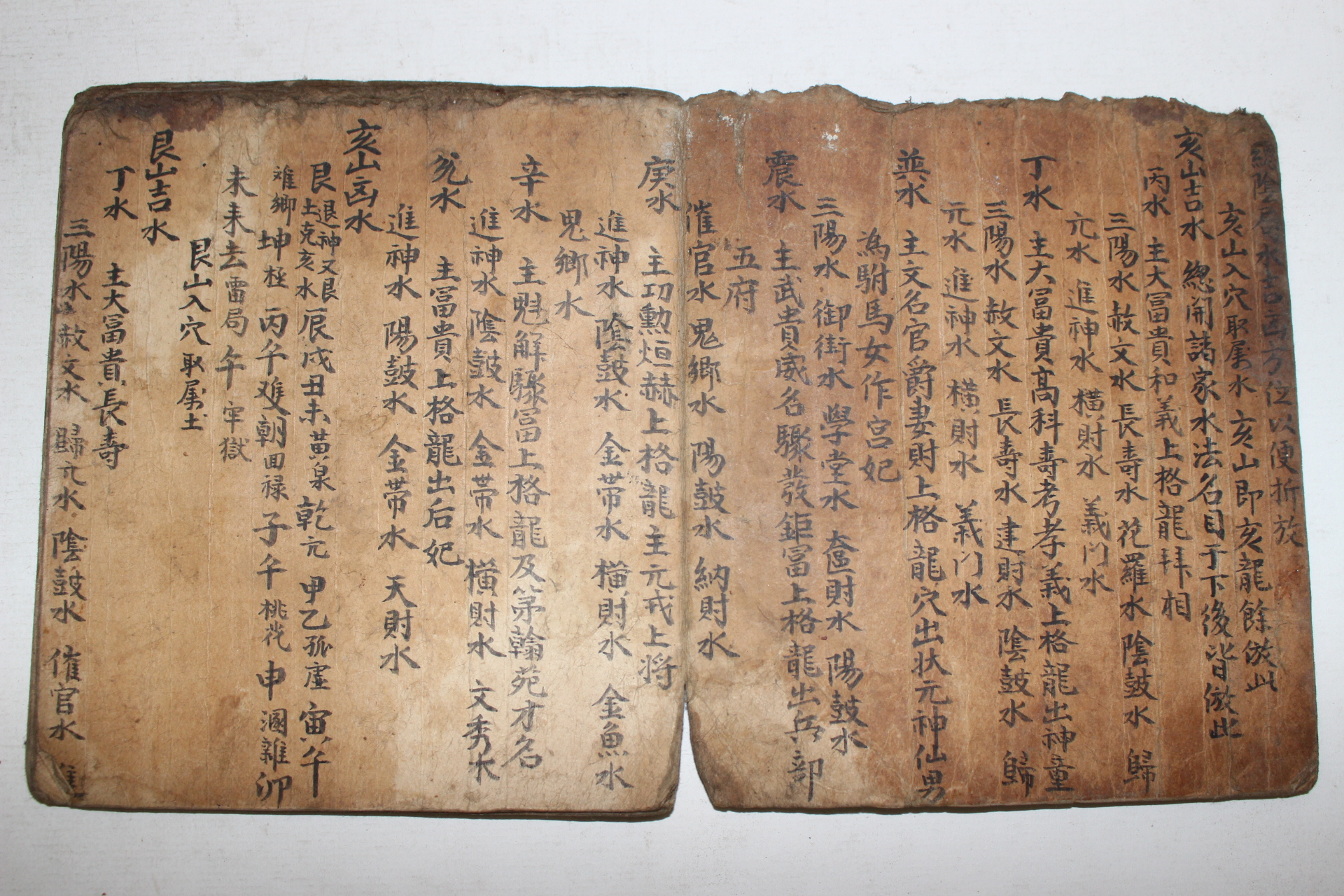 조선시대 수진필사절첩본 인자수지(人子須知) 1책
