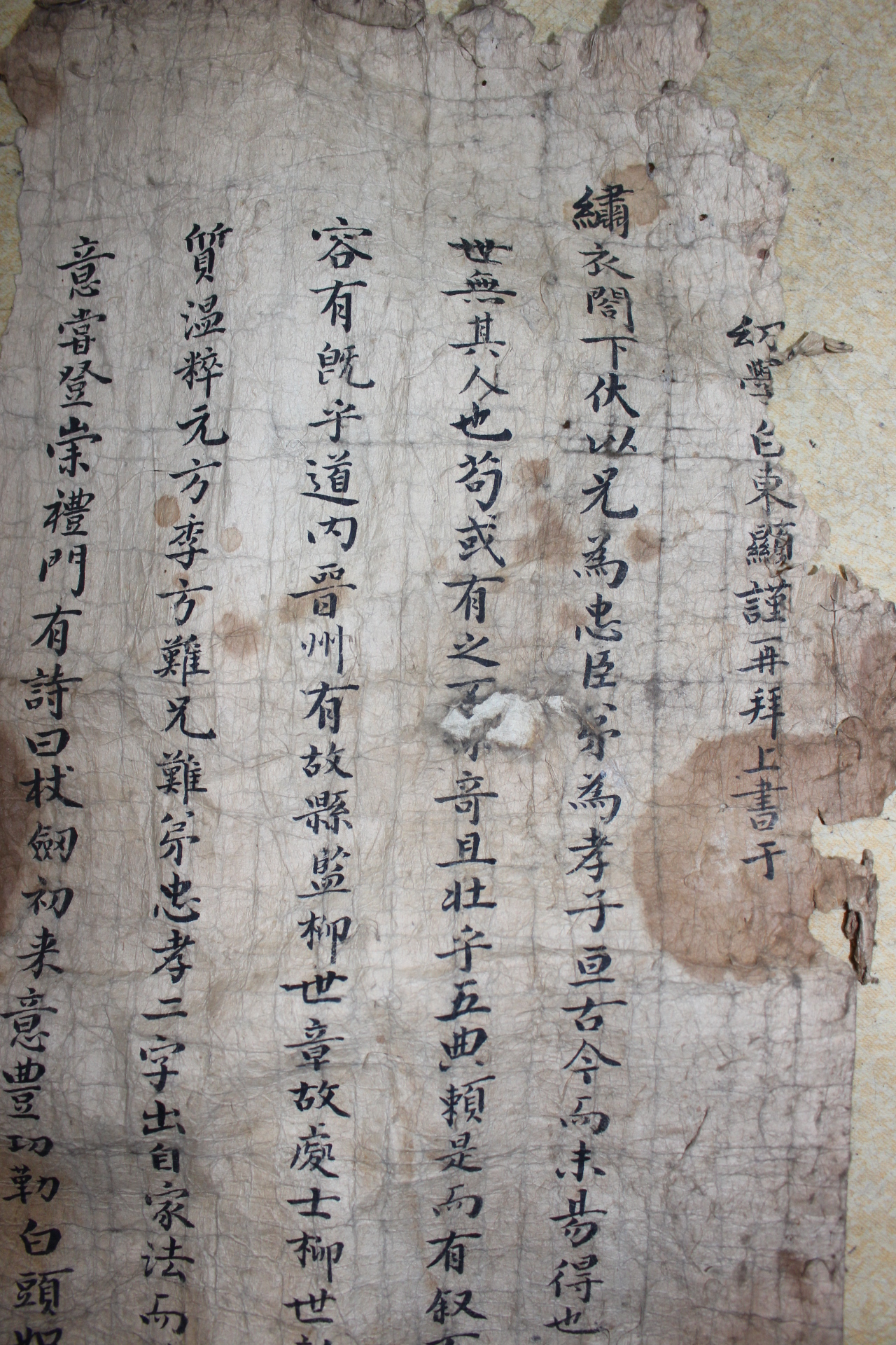 조선시대 초대형크기의 경상도지역 상서문