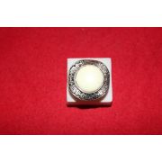 19-티벳 백동으로된 보석이 장식된 반지