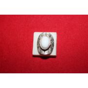 23-티벳 백동으로된 보석이 장식된 반지