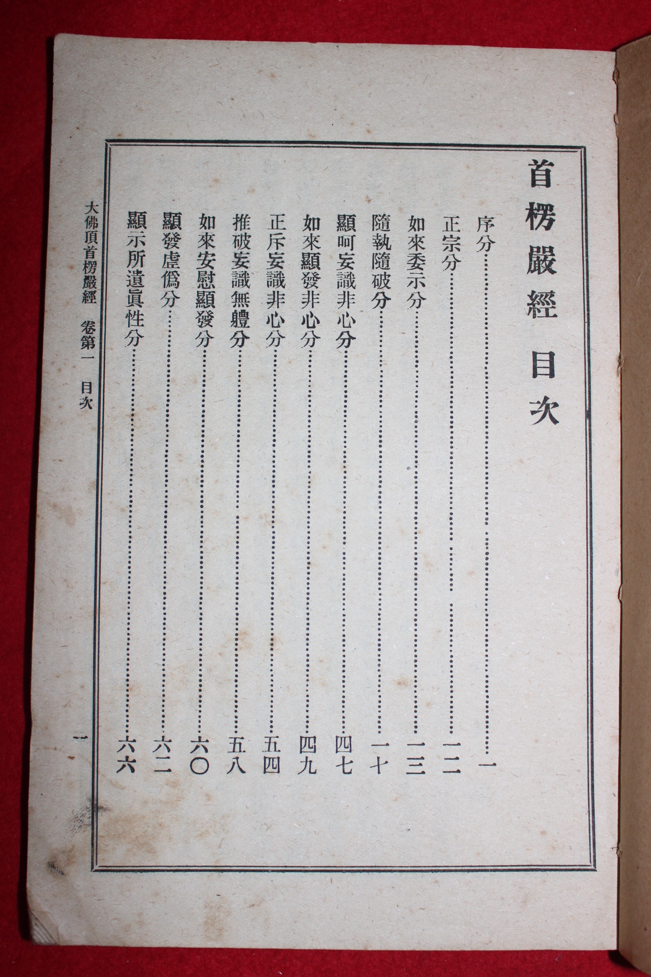 1922년(불기2949년) 수능엄경(首楞嚴經)권1