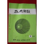 1977년 교수핵심 1학년 9월호
