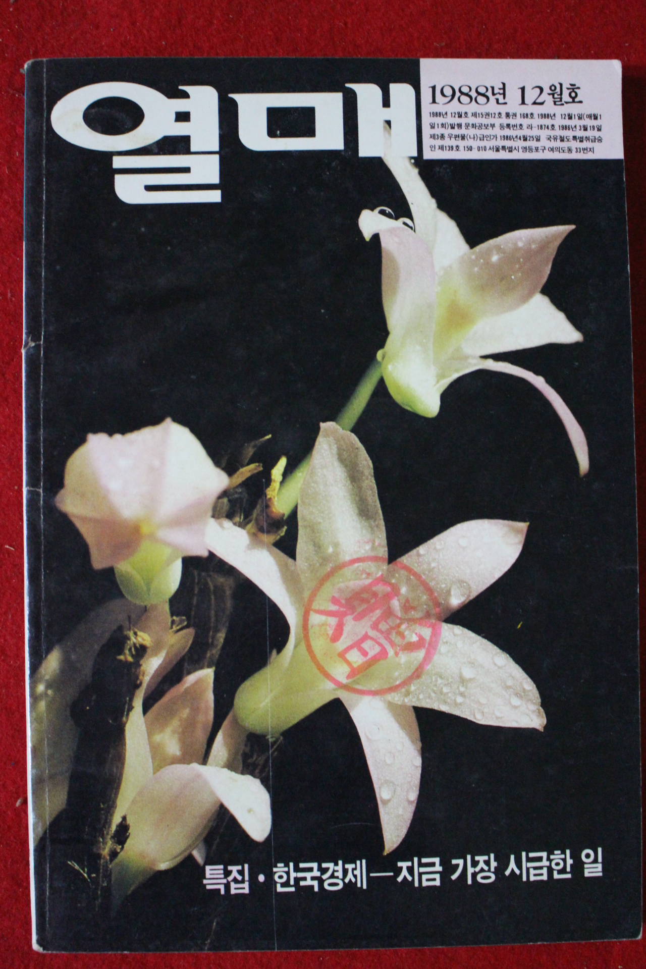 1988년 열매 12월호