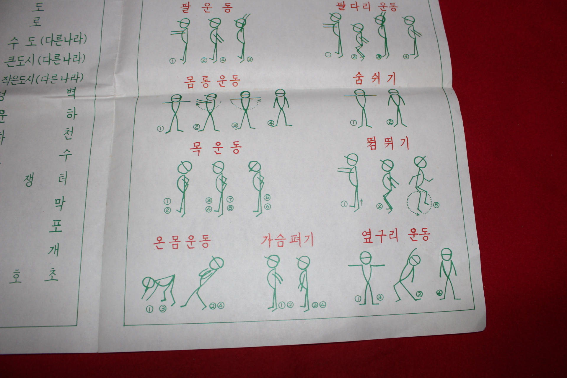 1971년 국민학교 학습게시자료 화보