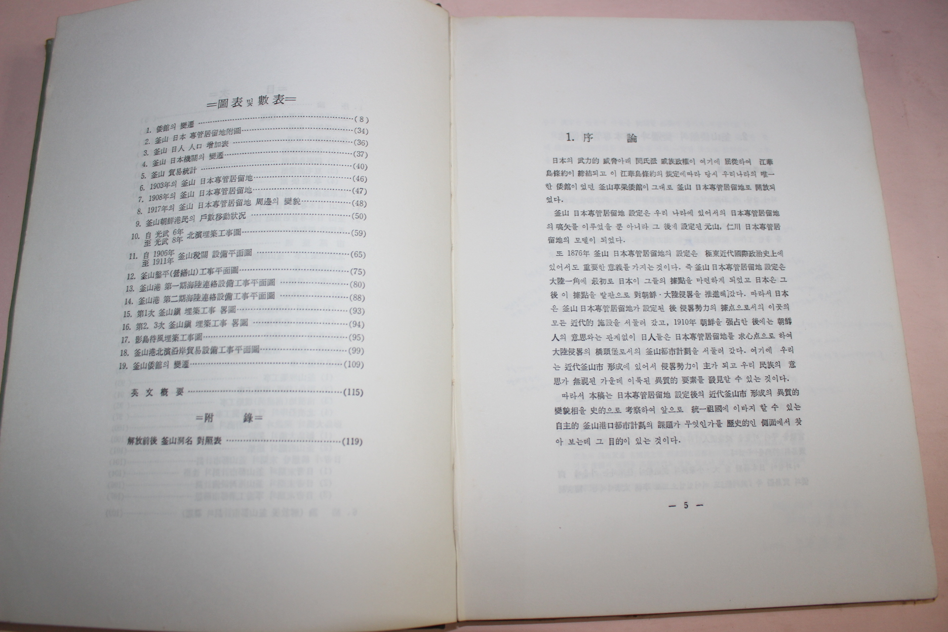 1973년 김의환 부산근대도시형성사연구