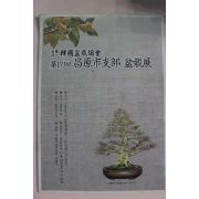 2009년 한국분재협회 제17회 창원시지부 분재전 팜플렛