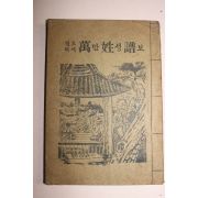 1962년 한토해석 만성보(萬姓譜)