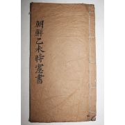 1895년 대조선개국504년세차을미시헌서 1책완질