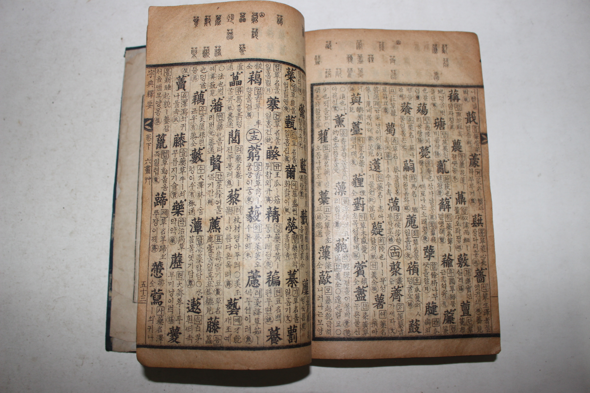 1916년 지석영(池錫永) 자전석요(字典釋要) 1책완질