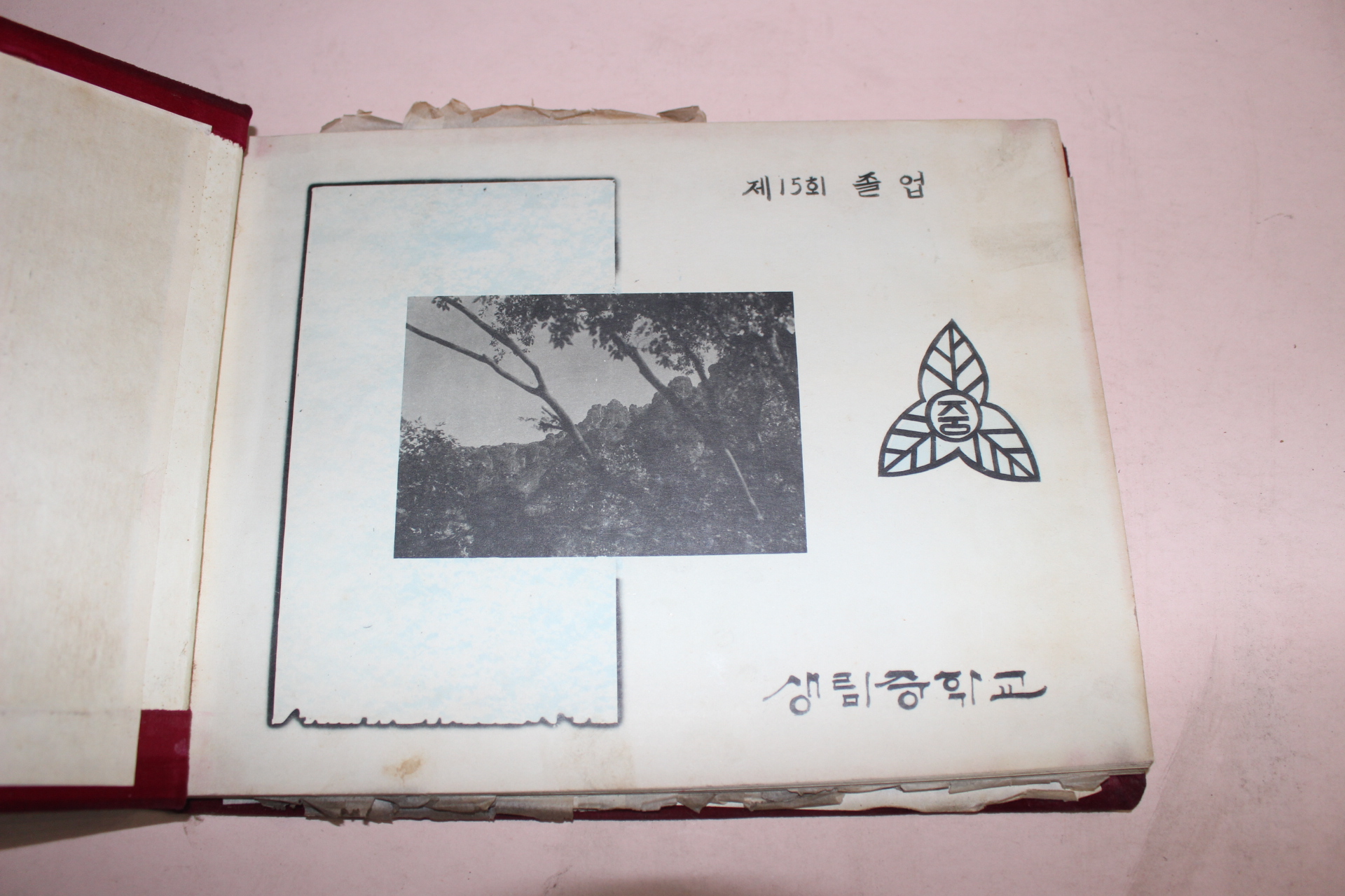 1967년 생림중학교 제15회 졸업기념 앨범
