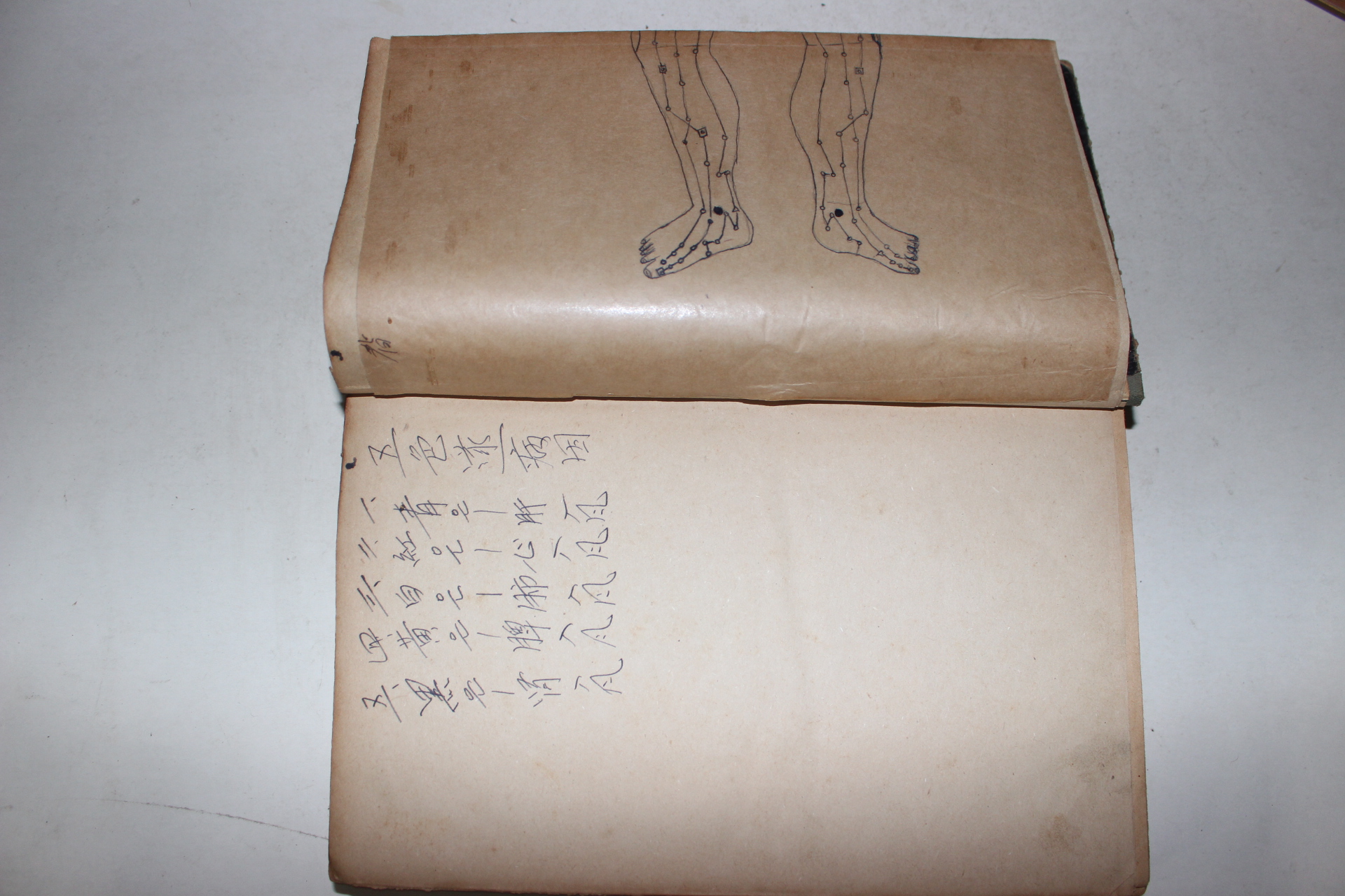 1950년대 철필본 의서 침구총론(鍼灸總論) 합본 1책완질