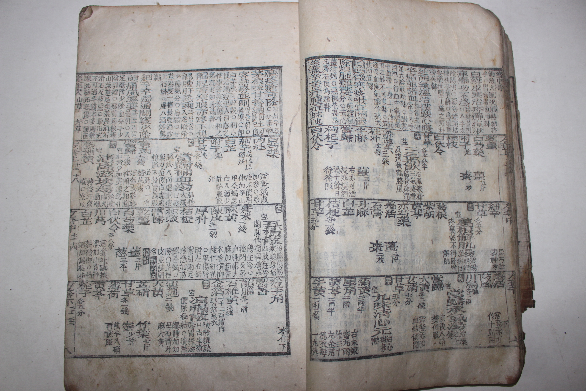 조선시대 목판본의서 중정방약합편(重訂方藥合編) 1책완질
