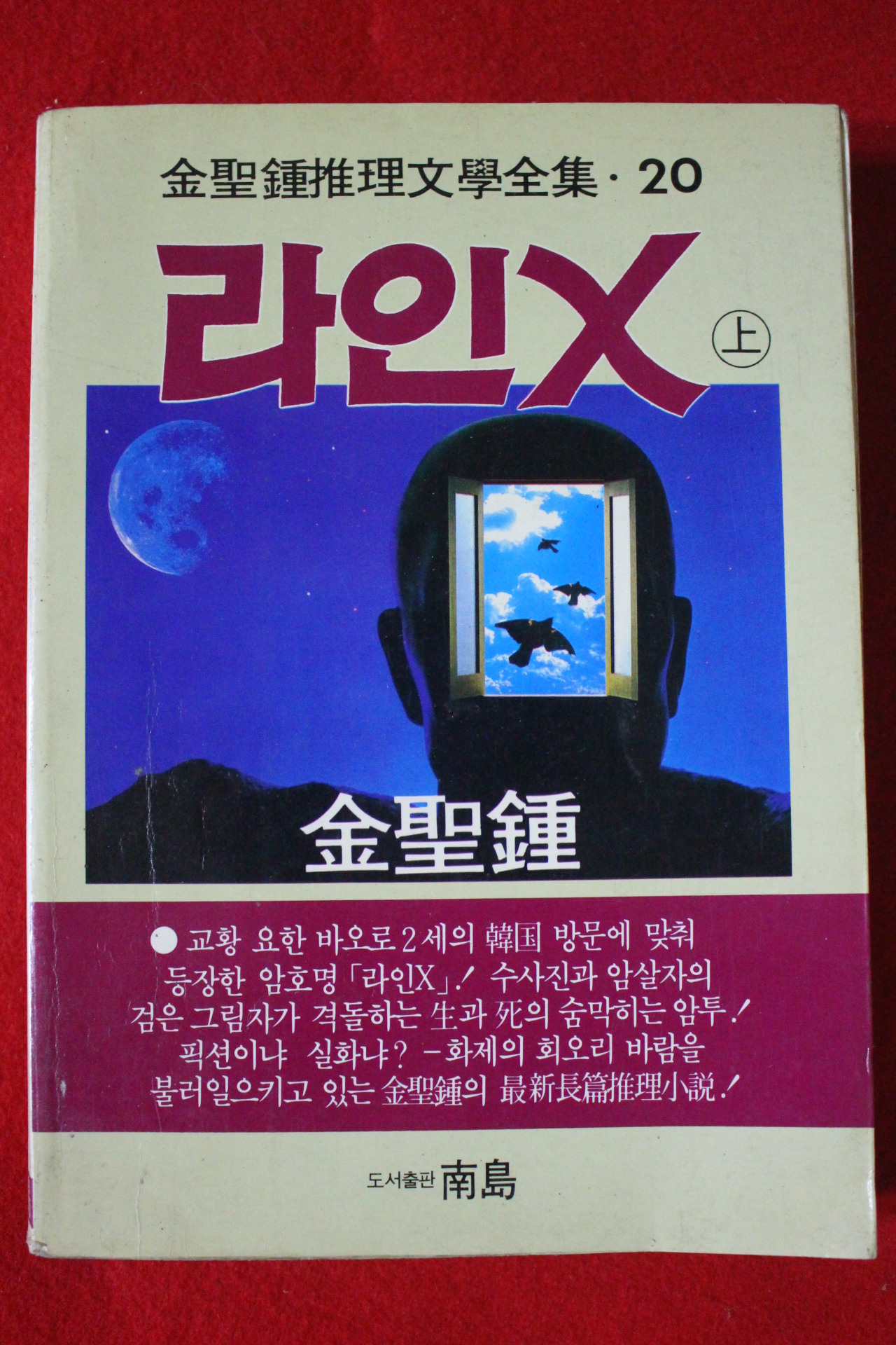 1991년초판 김성종 라인X 상권