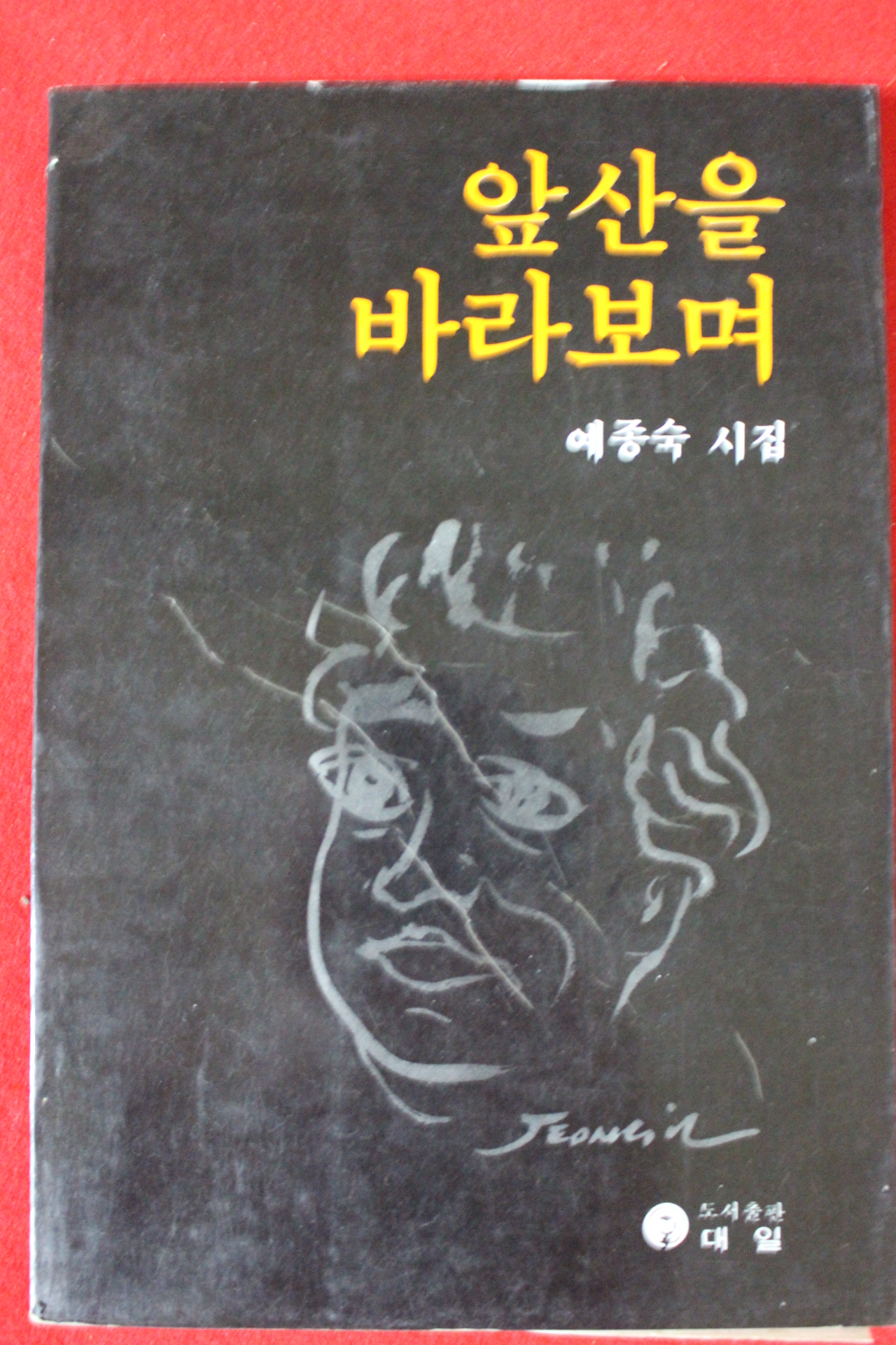 1984년초판 예종숙시집 앞산을 바라보며