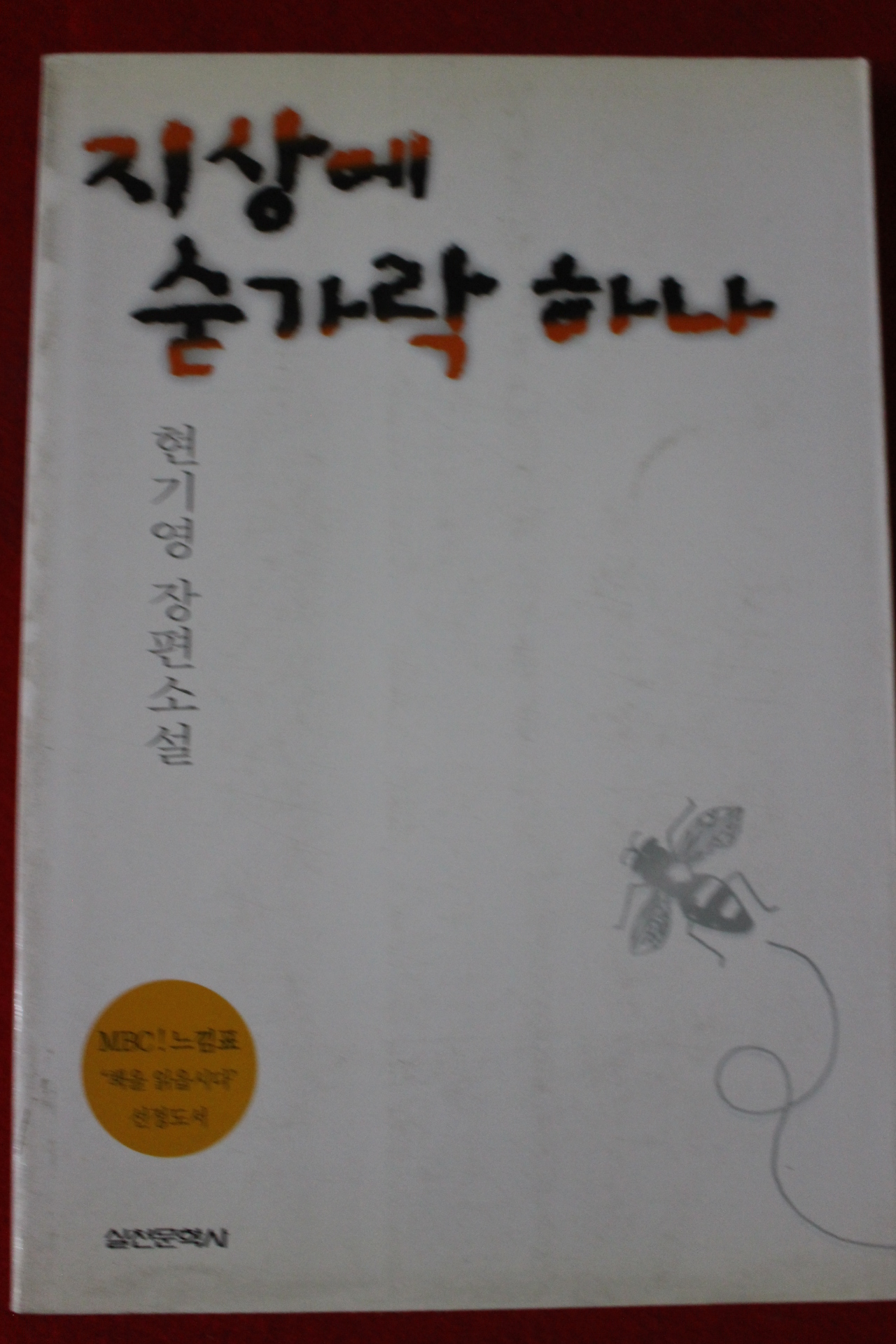 2003년 현기영 장편소설 지상에 숟가락 하나