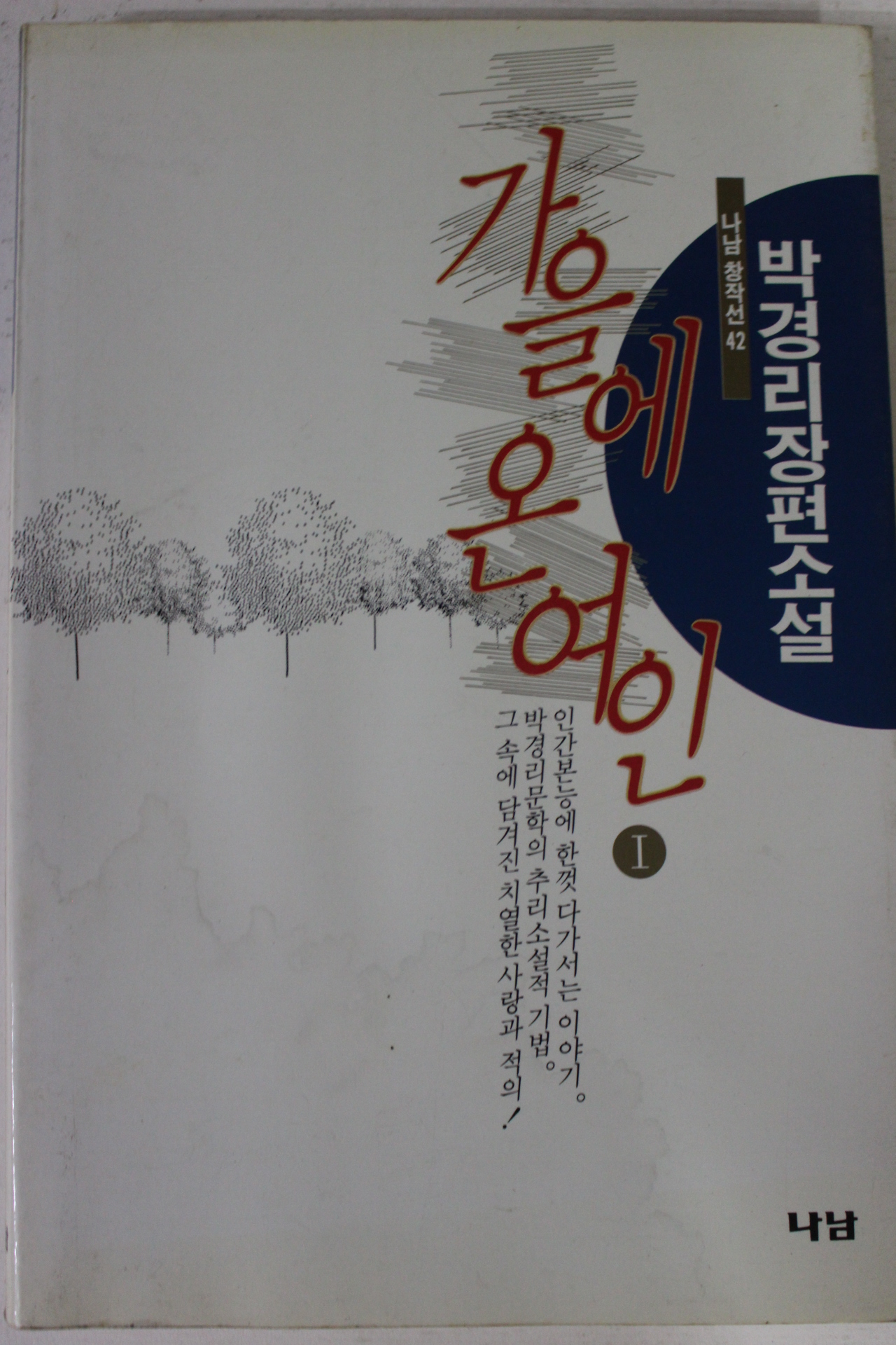 1994년 박경리 장편소설 가을에 온 여인 1