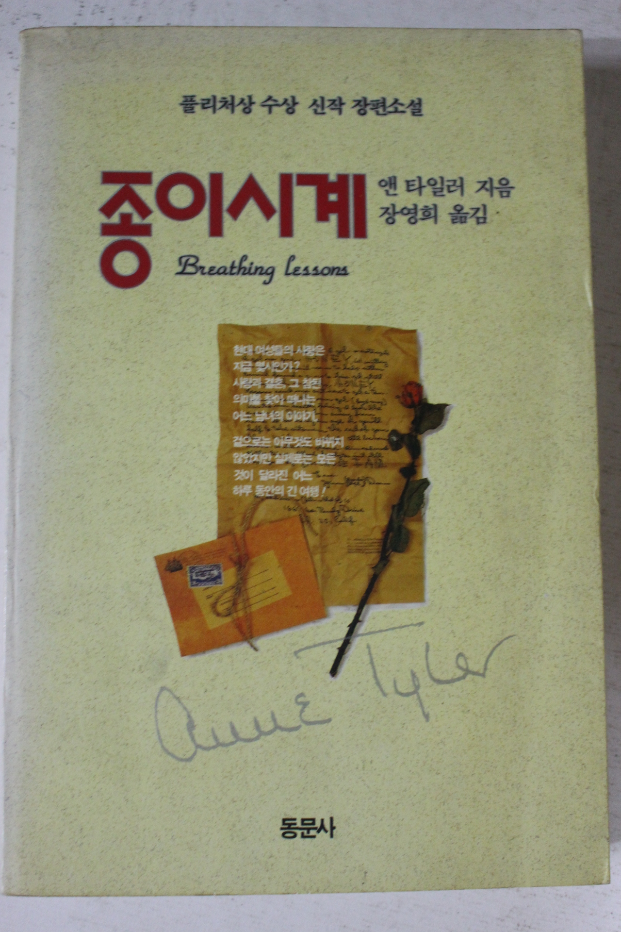 1992년 앤 타일러 장영희옮김 종이시계