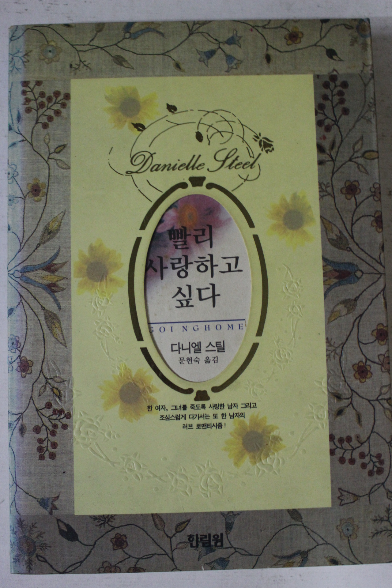 1993년초판 다니엘 스틸 문현숙옮김 빨리 사랑하고 싶다