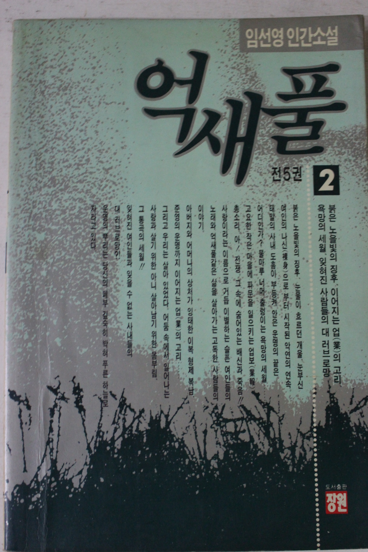 1991년초판 임선영 인간소설 억새풀 2