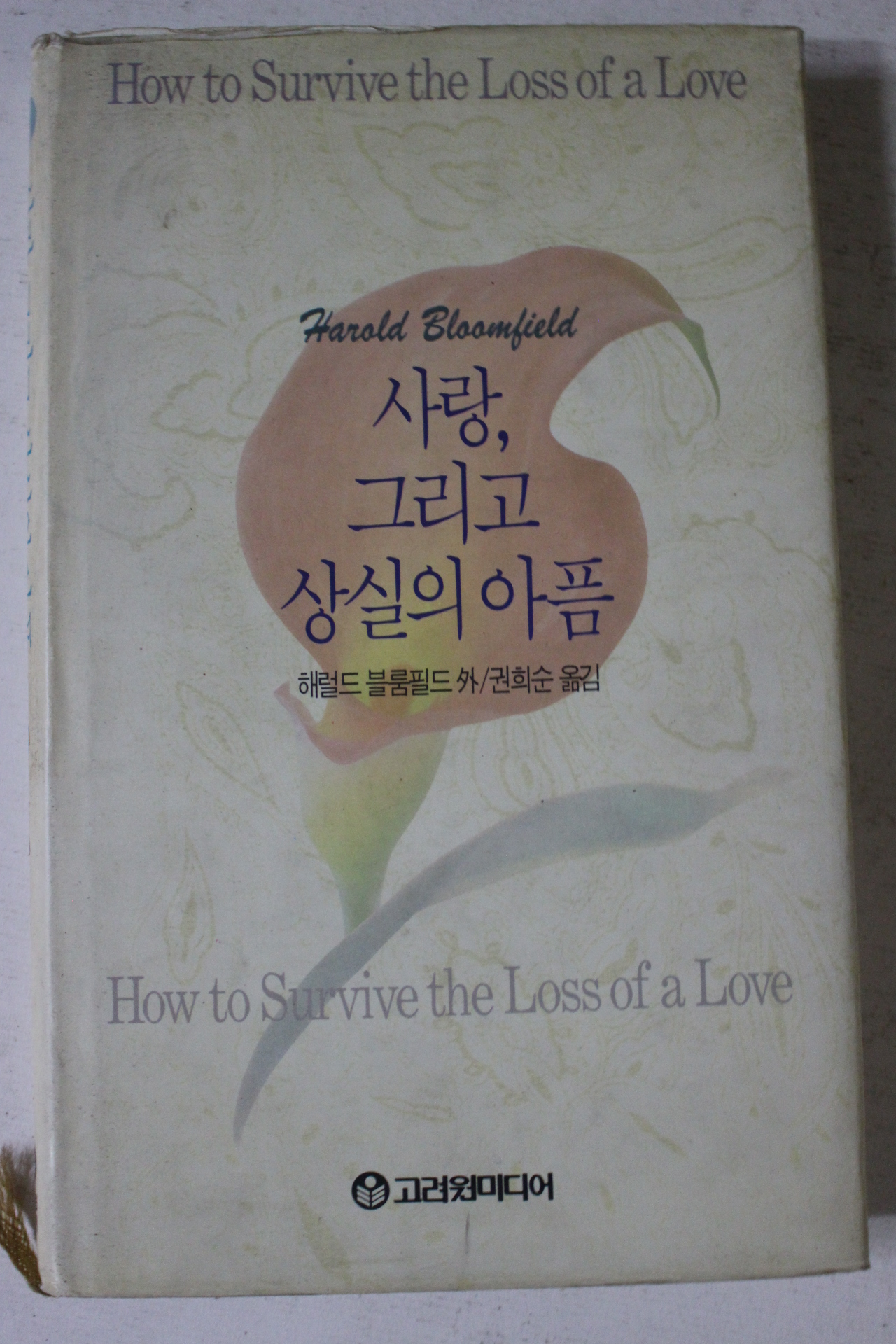 1994년초판 해럴드 블룸필드 사랑 그리고 상실의 아픔