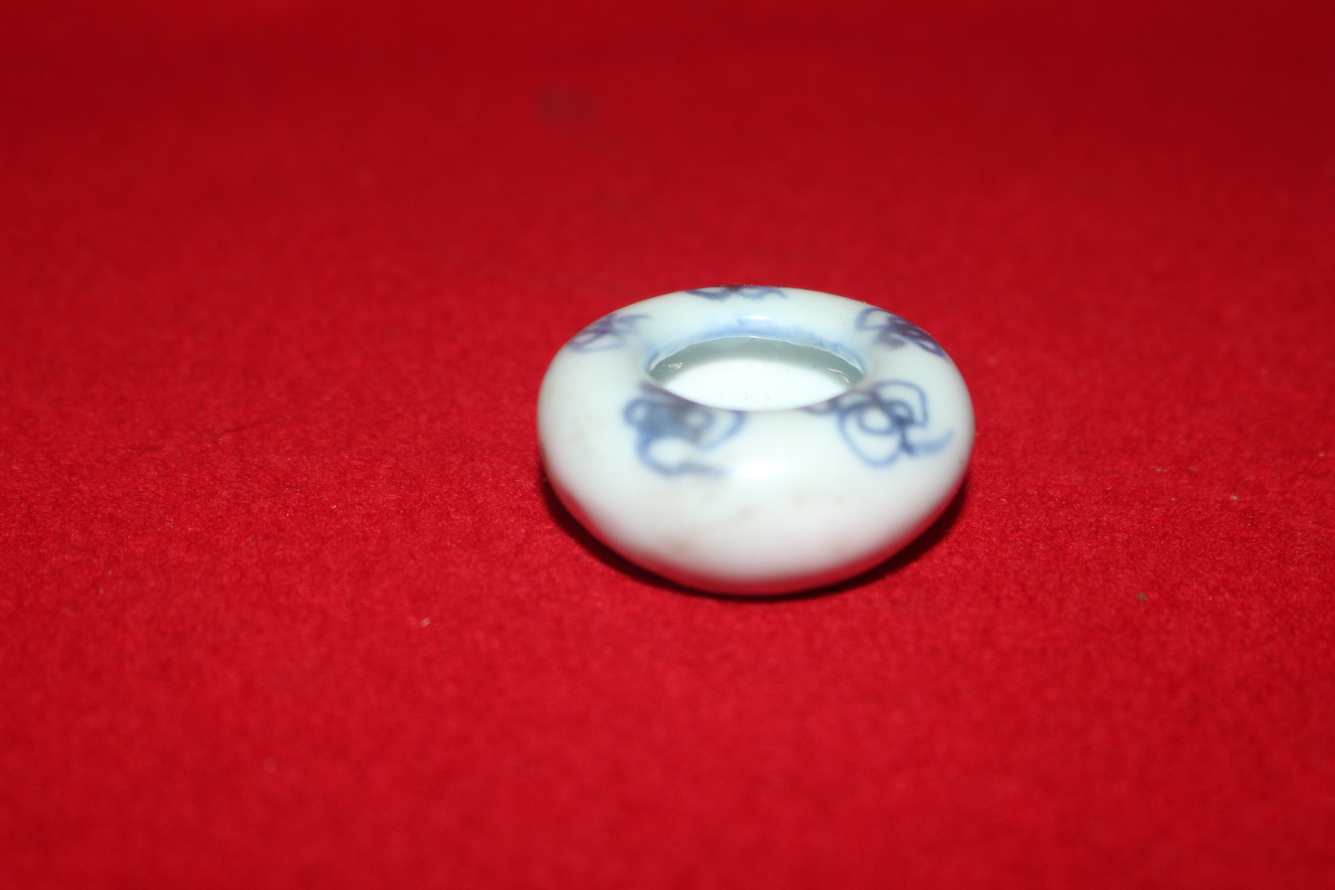 7-분원급 명기 청화백자화문 필세