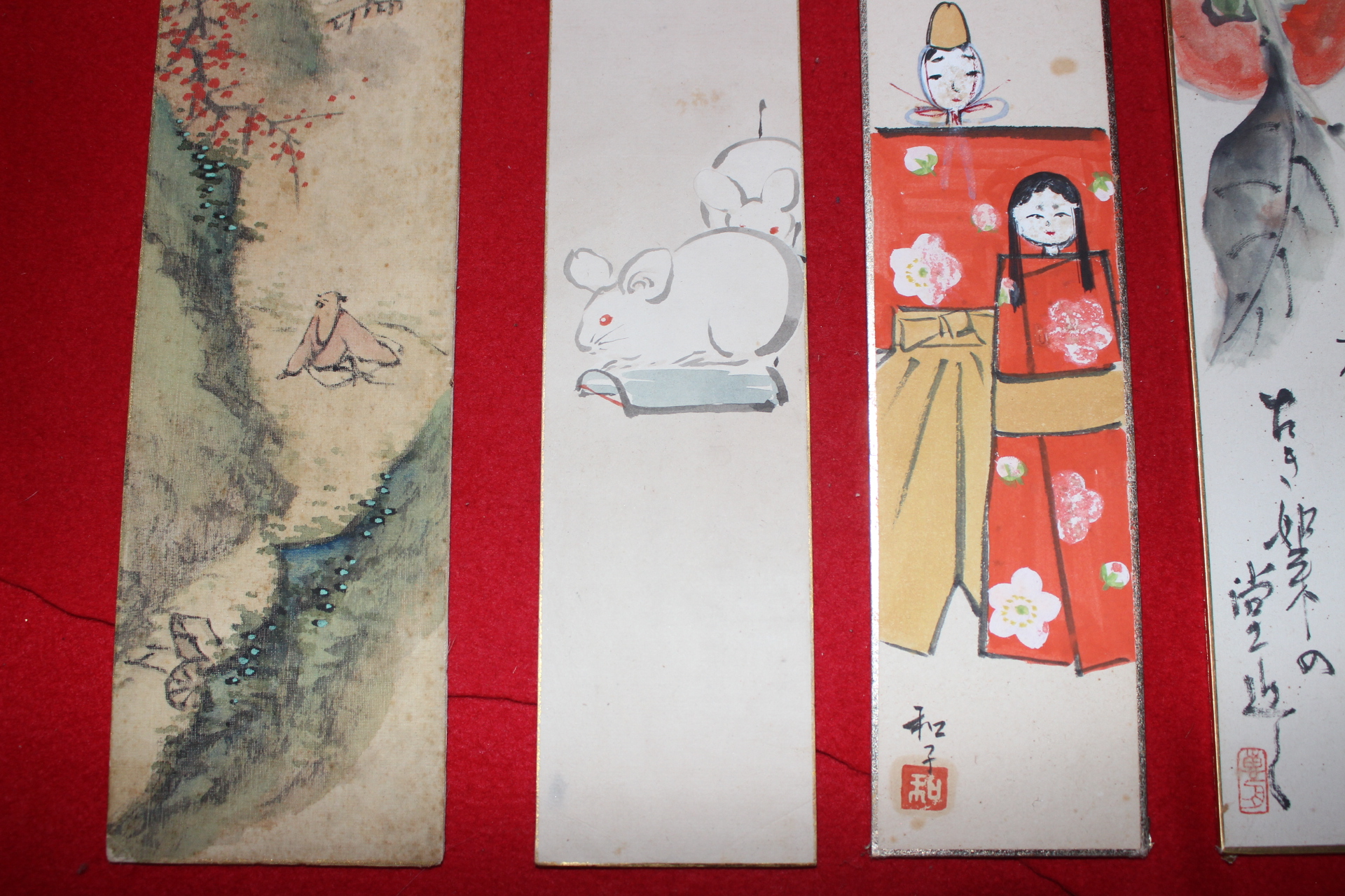 직접그린 작가의 그림 5점