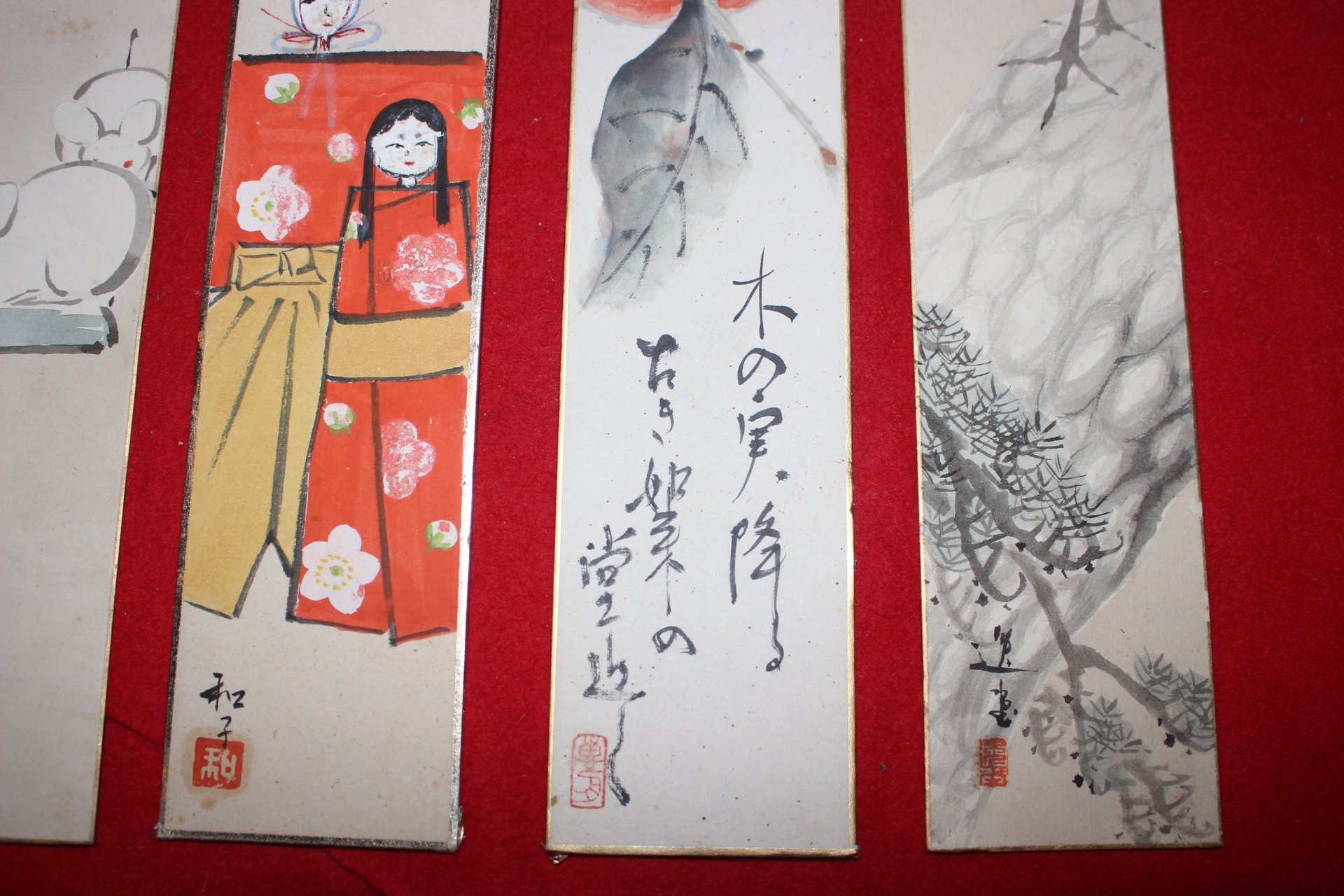 직접그린 작가의 그림 5점