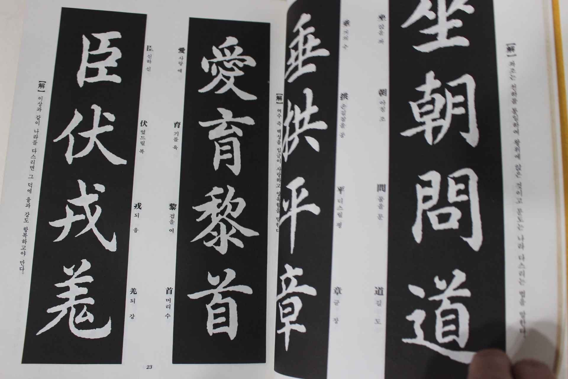 1991년 왕의지 천자문