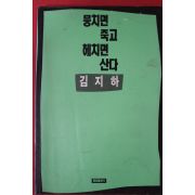 1991년초판 김지하 뭉치면 죽고 헤치면 산다